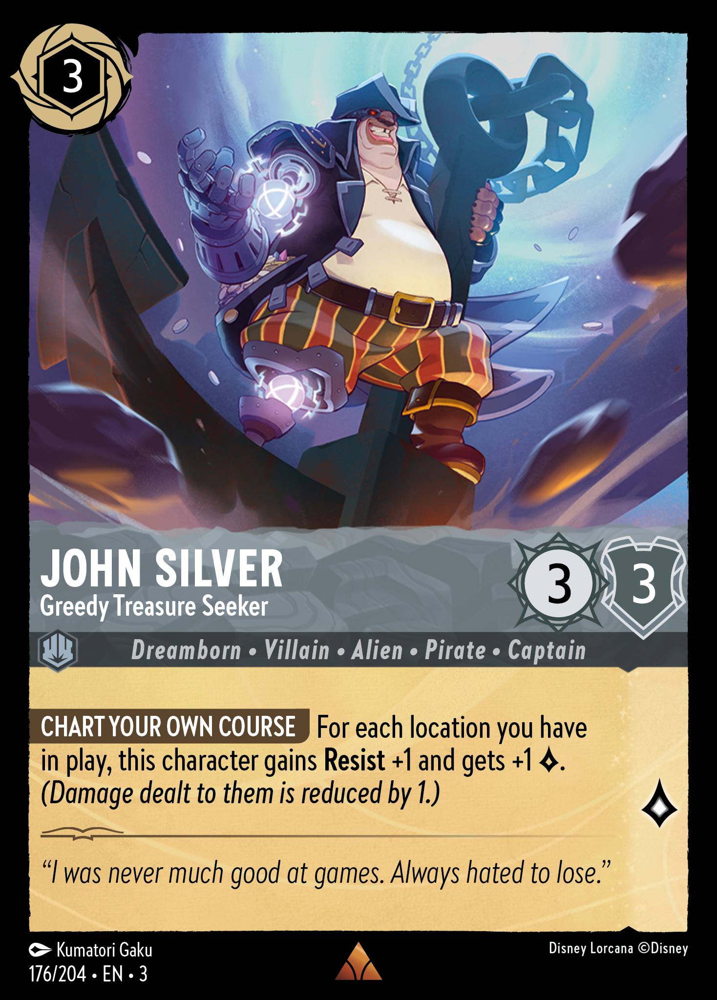 John Silver - Greedy Treasure Seeker (English)