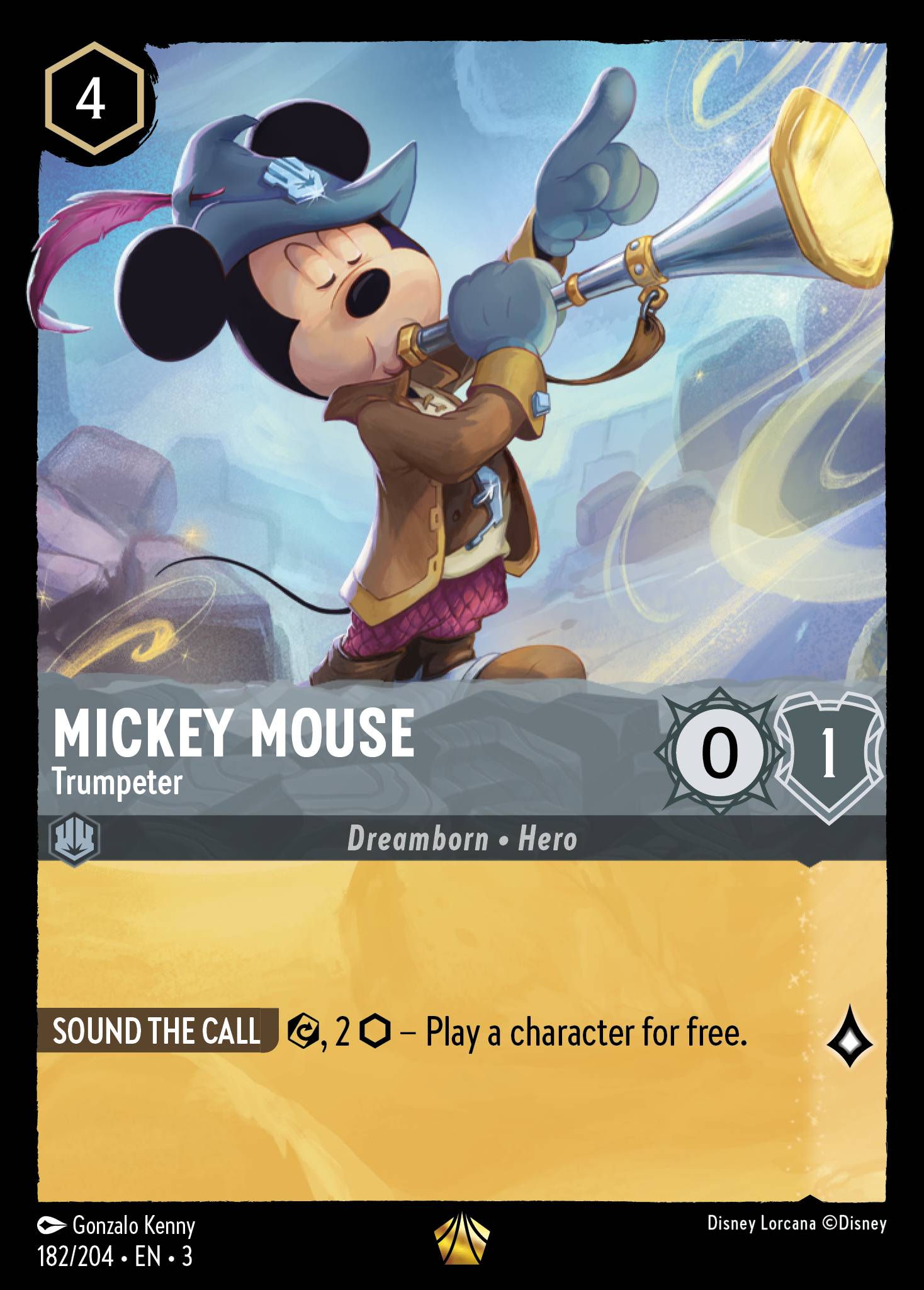 Mickey Mouse - Trumpeter (Legendary) (English)