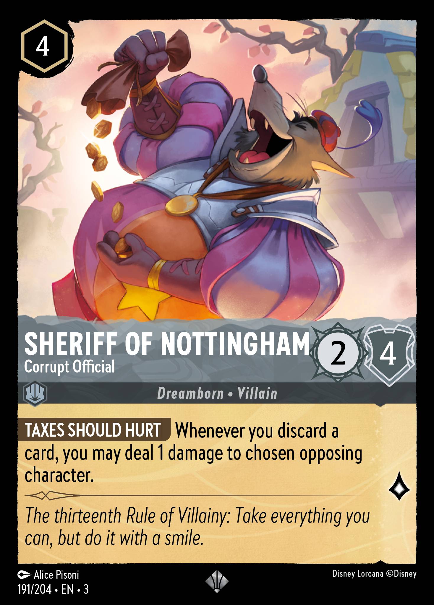Sheriff of Nottingham - Corrupt Official (English)