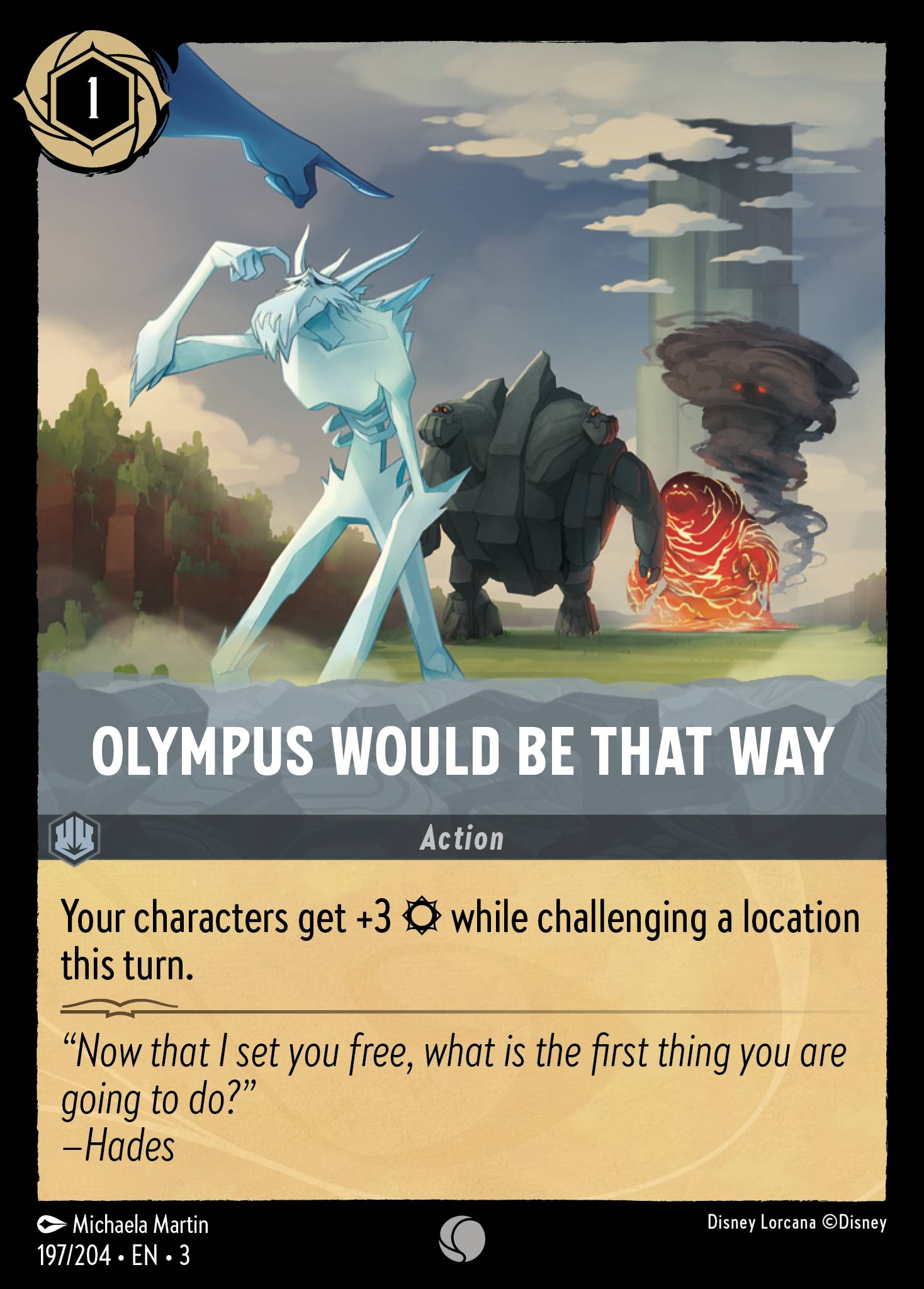 Olympus Would Be That Way (English)