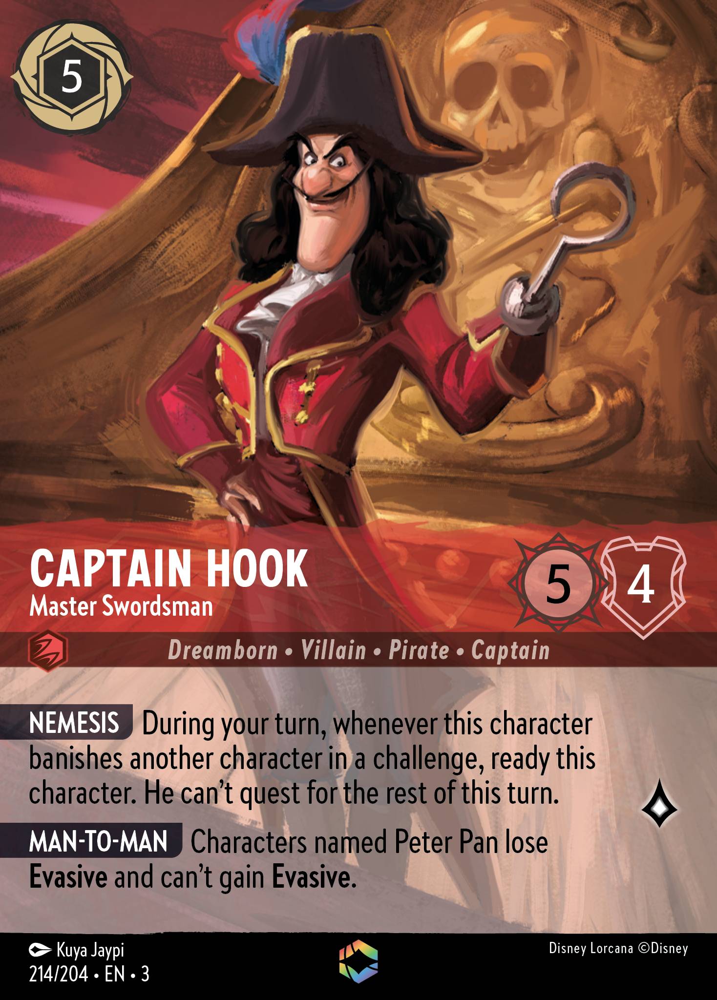 Captain Hook - Master Swordsman (Enchanted) (English)