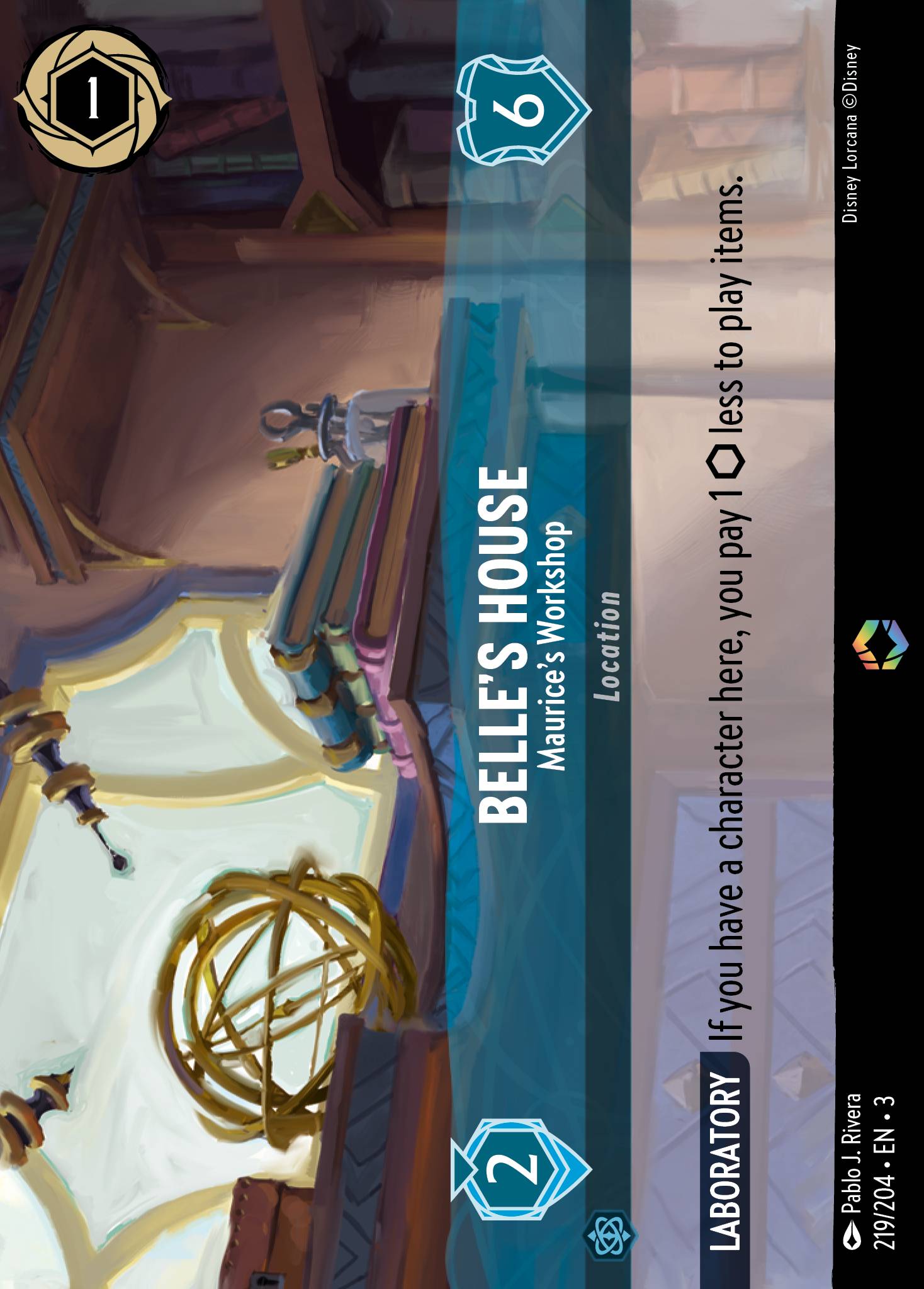 Belle's House - Maurice's Workshop (Enchanted) (English)