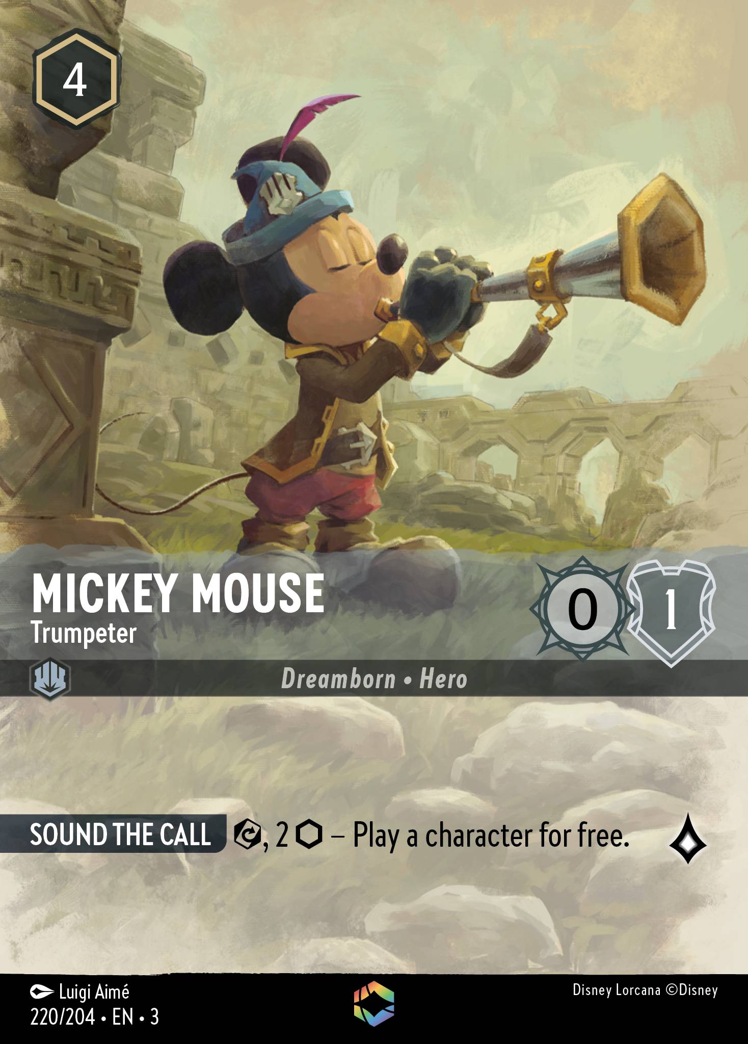 Mickey Mouse - Trumpeter (Enchanted) (English)