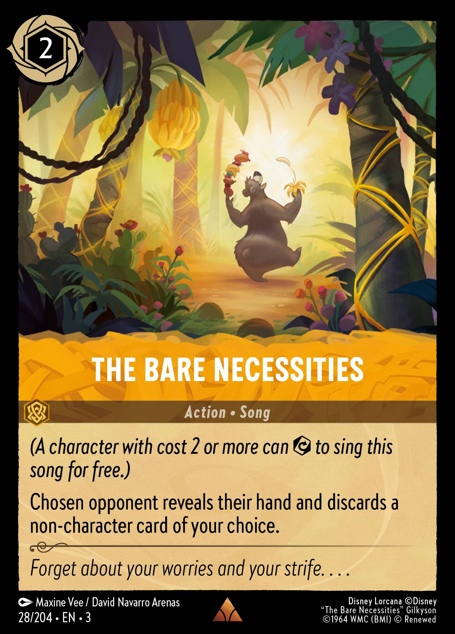 The Bare Necessities (English)