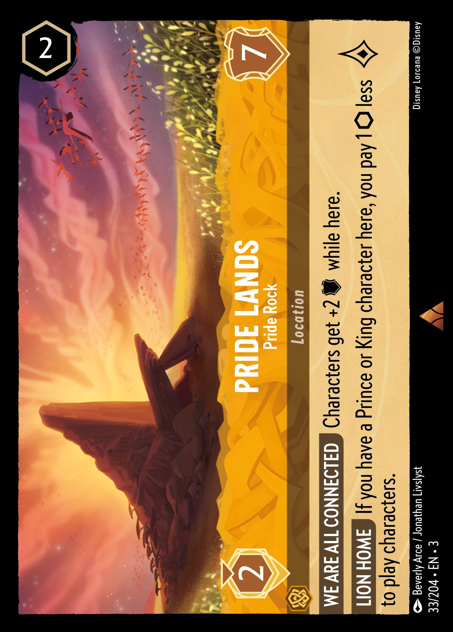 Pride Lands - Pride Rock (English)