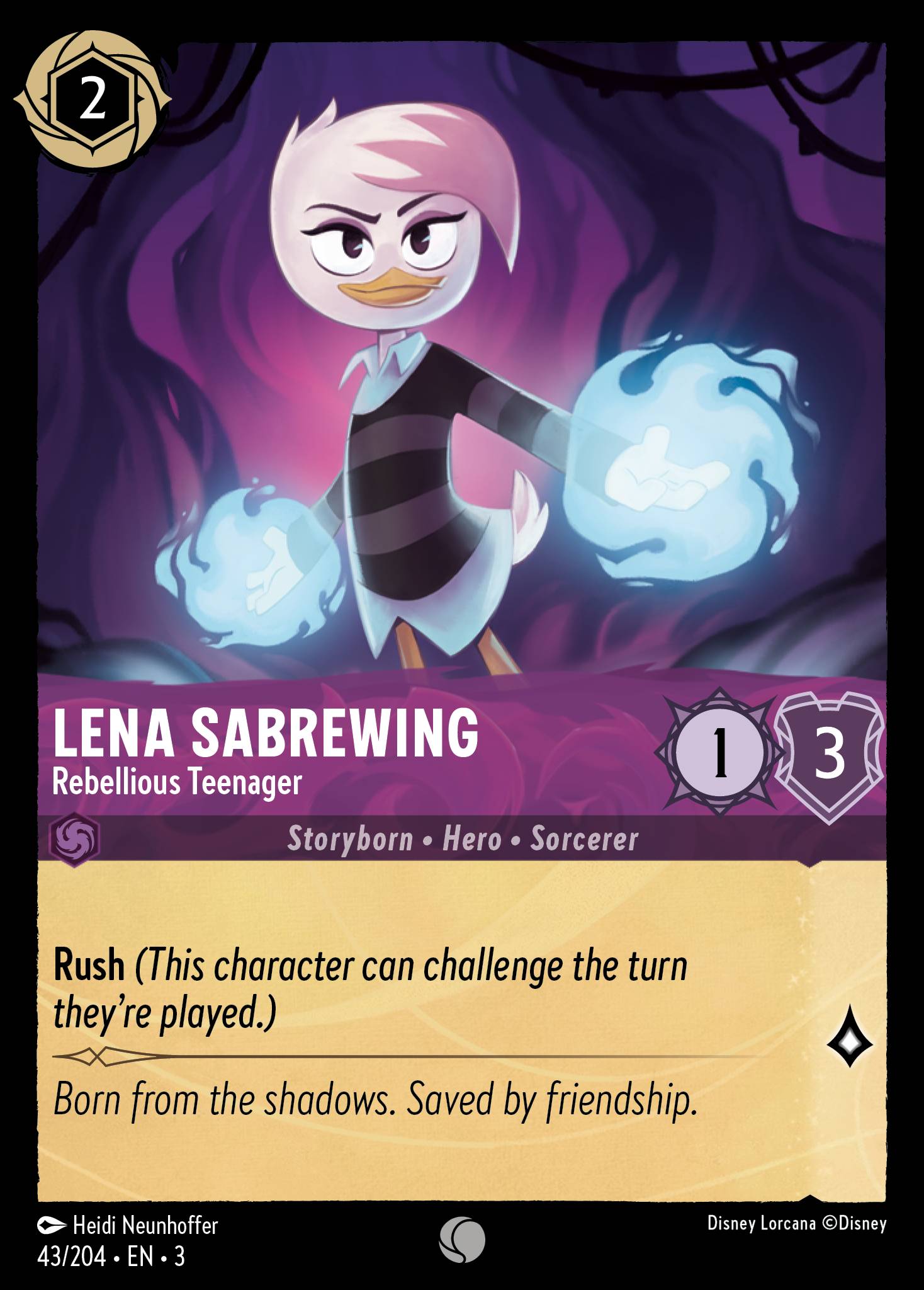 Lena Sabrewing - Rebellious Teenager (English)