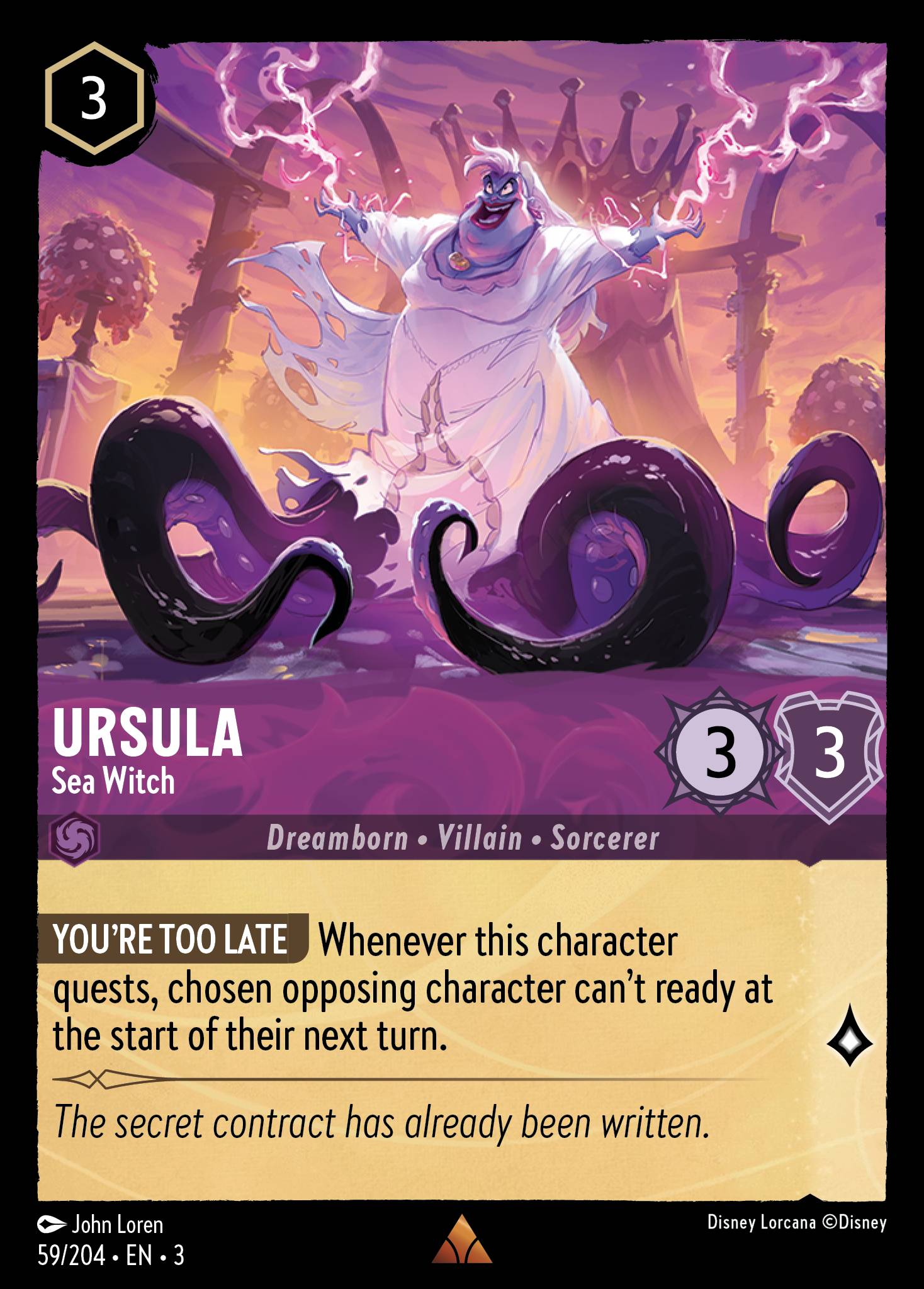 Ursula - Sea Witch (English)