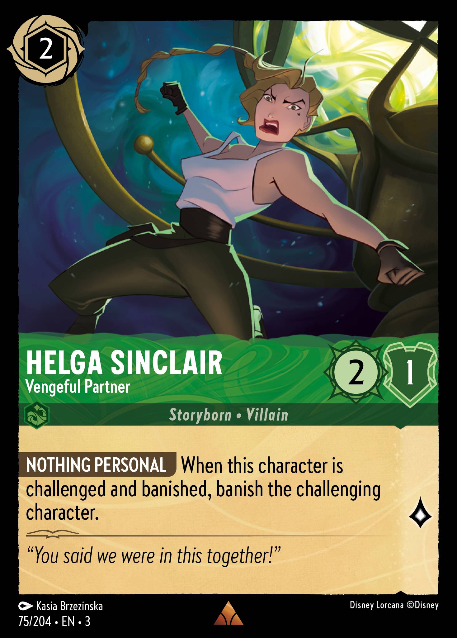 Helga Sinclair - Vengeful Partner (English)