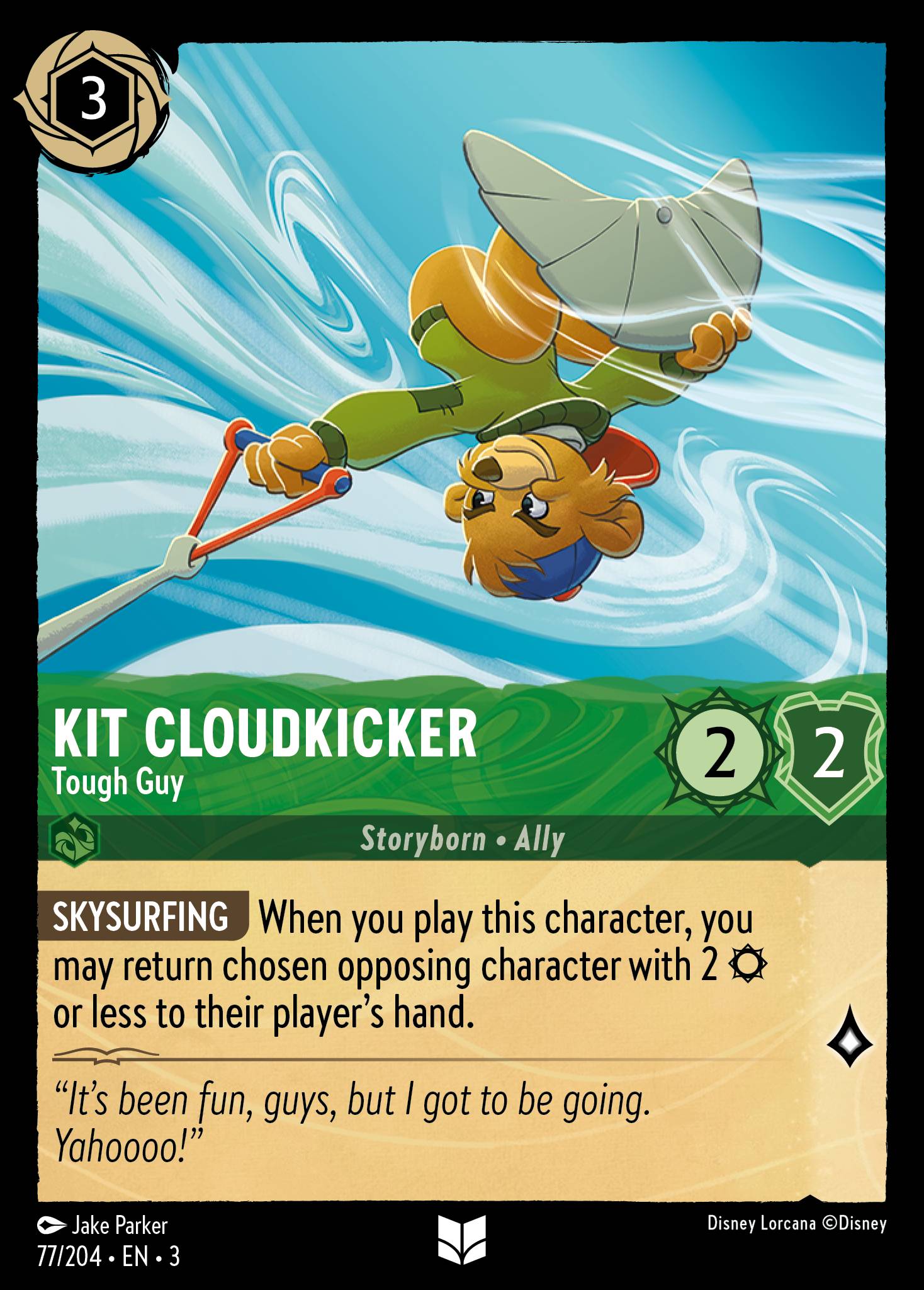 Kit Cloudkicker - Tough Guy (English)