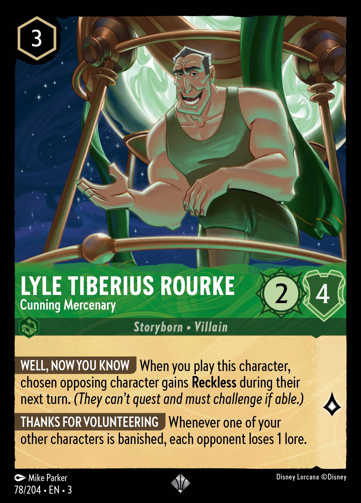 Lyle Tiberius Rourke - Cunning Mercenary (English)