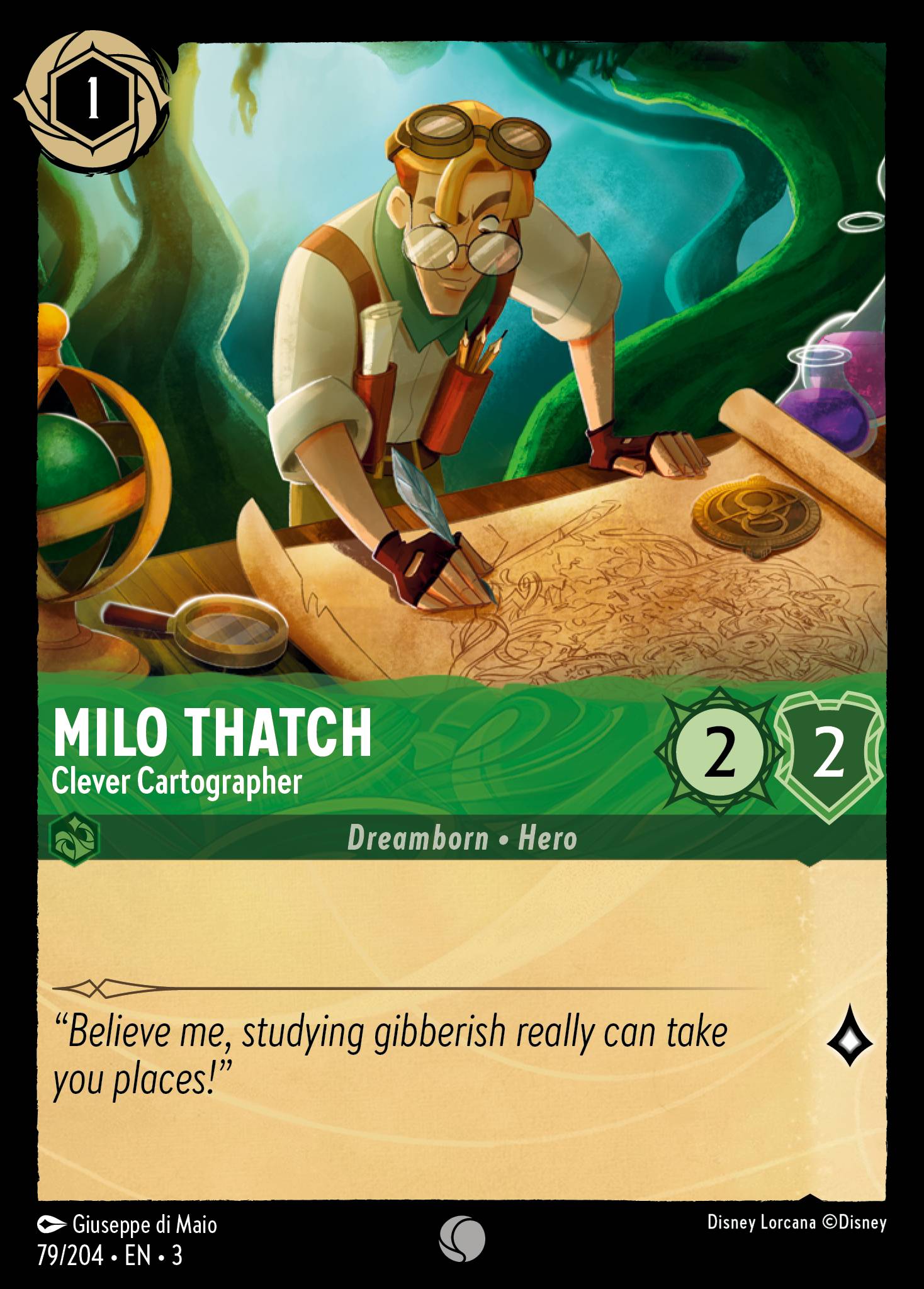 Milo Thatch - Clever Cartographer (English)
