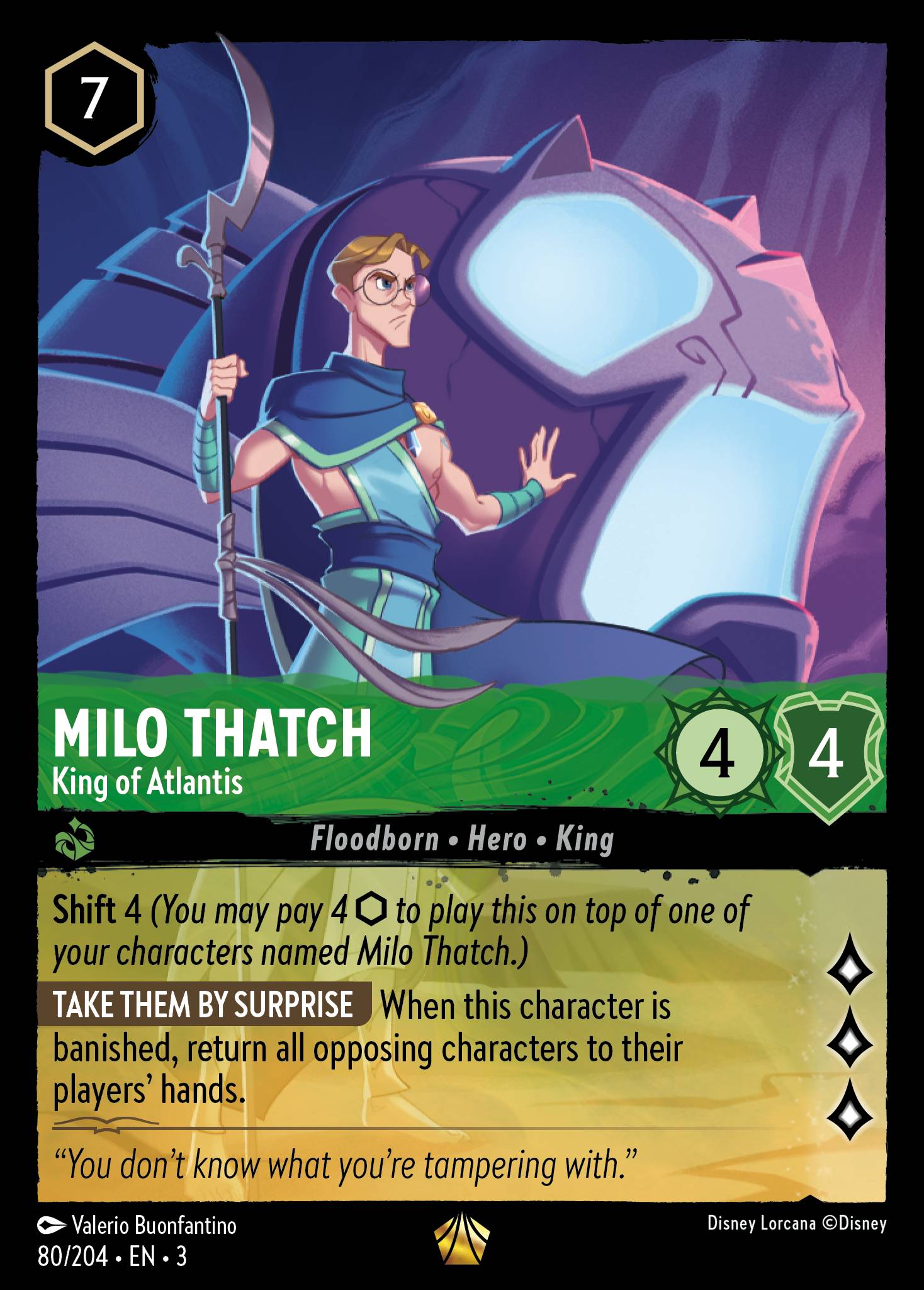 Milo Thatch - King of Atlantis (Legendary) (English)