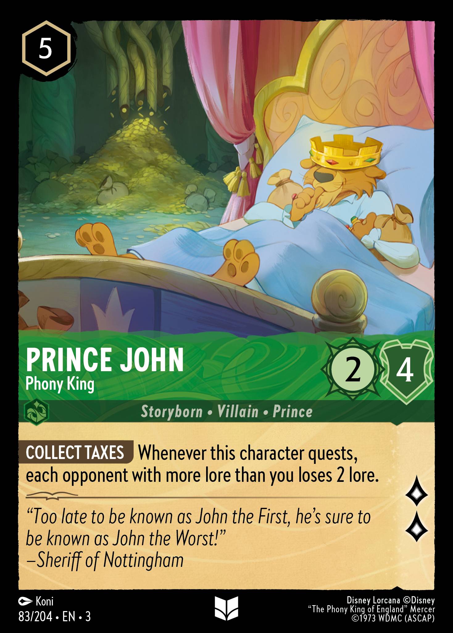 Prince John - Phony King (English)
