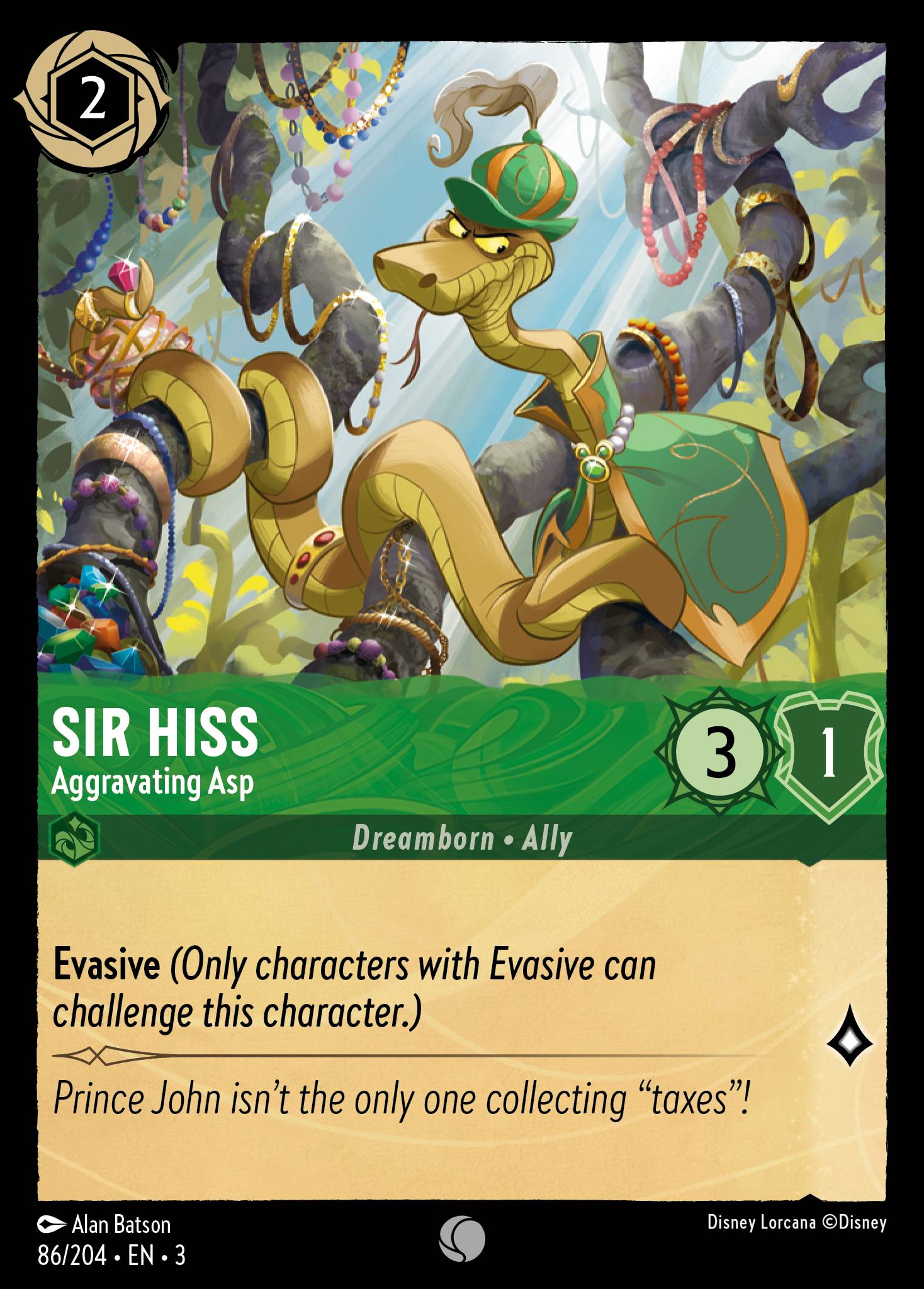 Sir Hiss - Aggravating Asp (English)