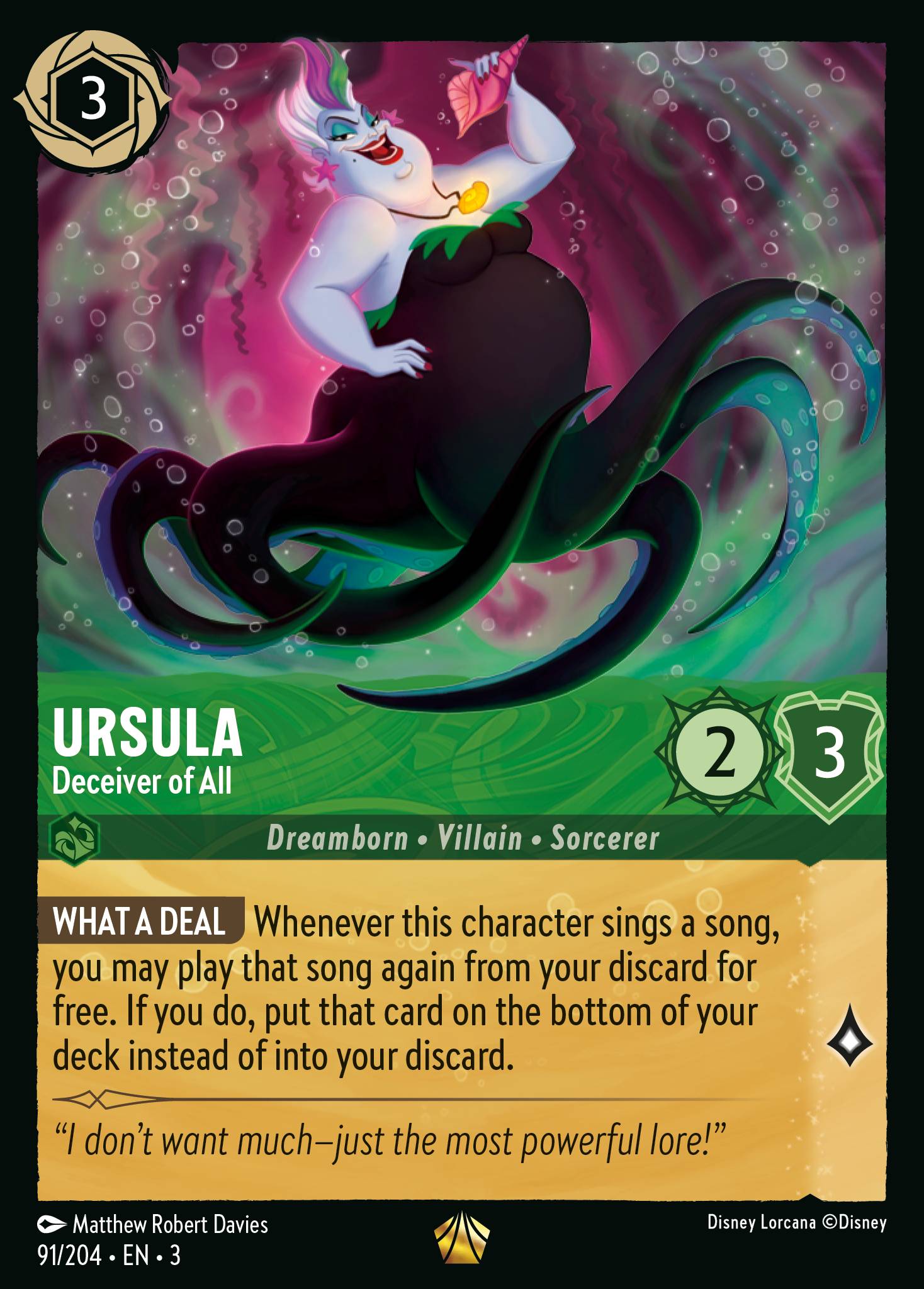 Ursula - Deceiver of All (Legendary) (English)