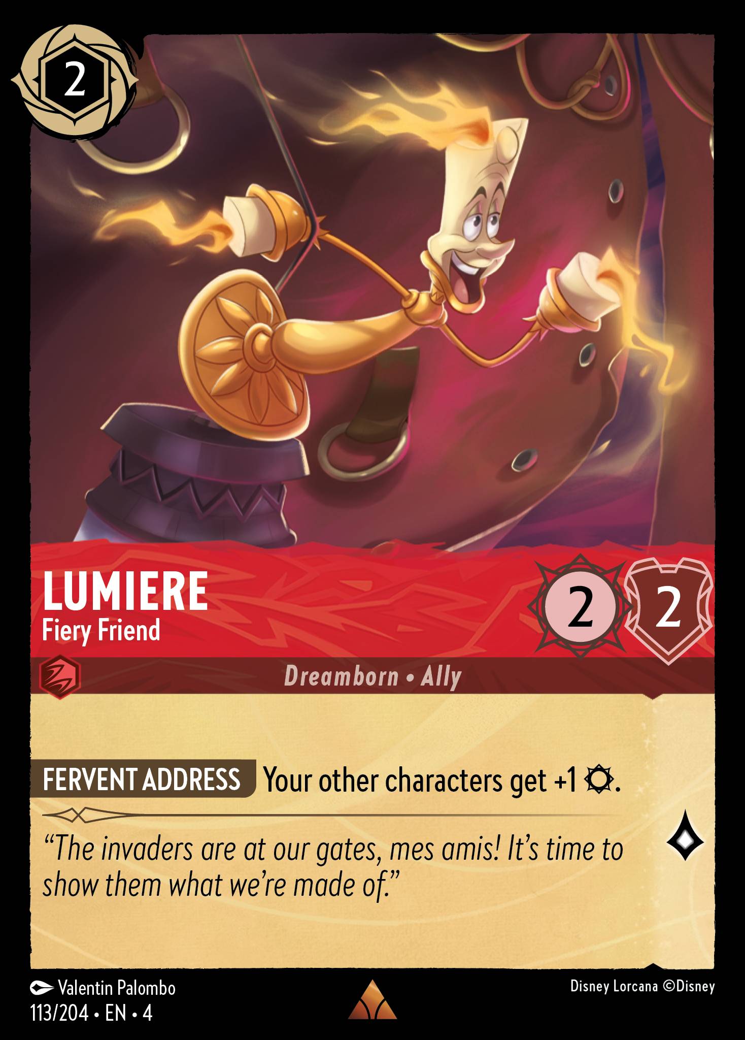 Lumiere - Fiery Friend (English)
