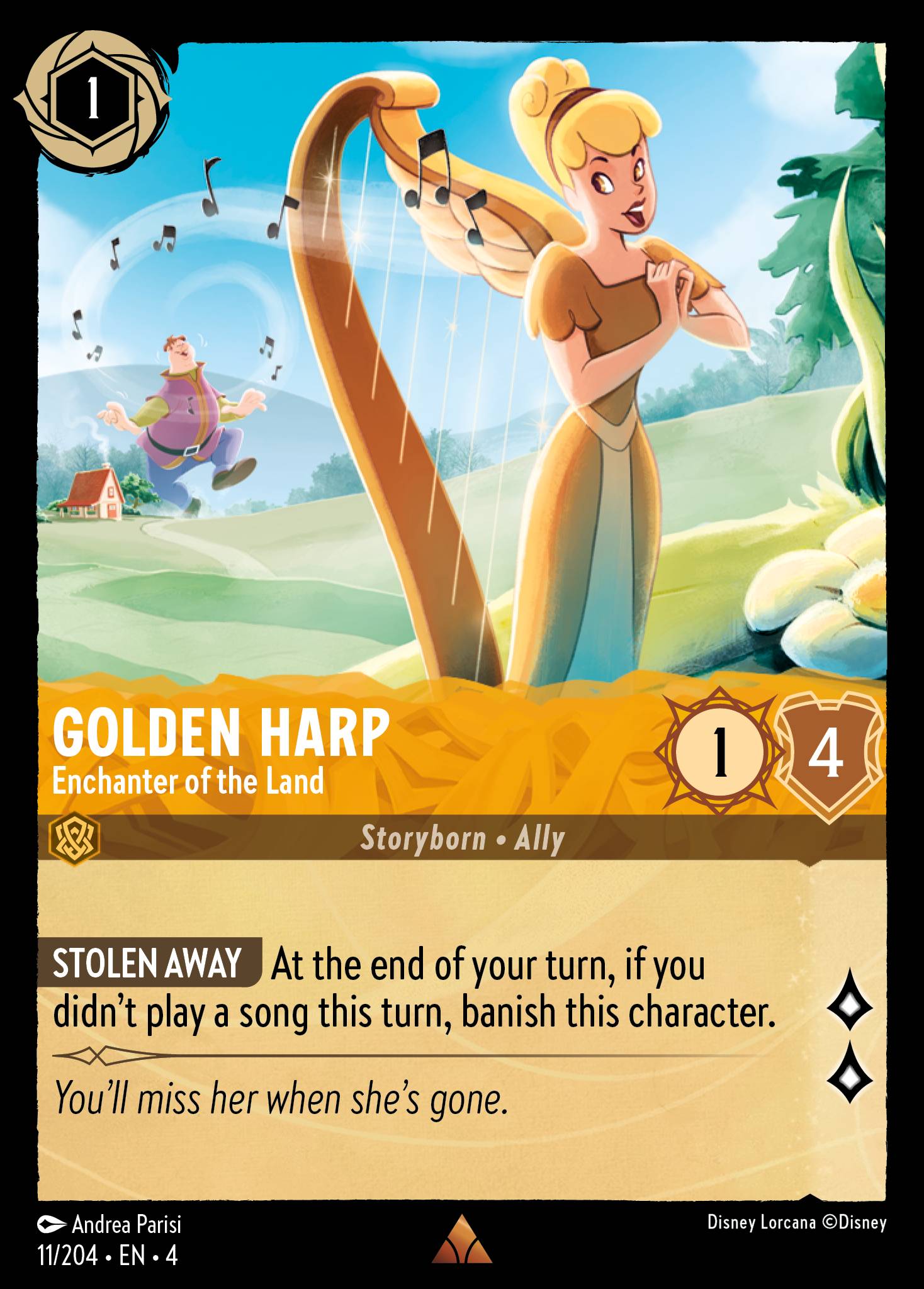 Golden Harp - Enchanter of the Land (English)