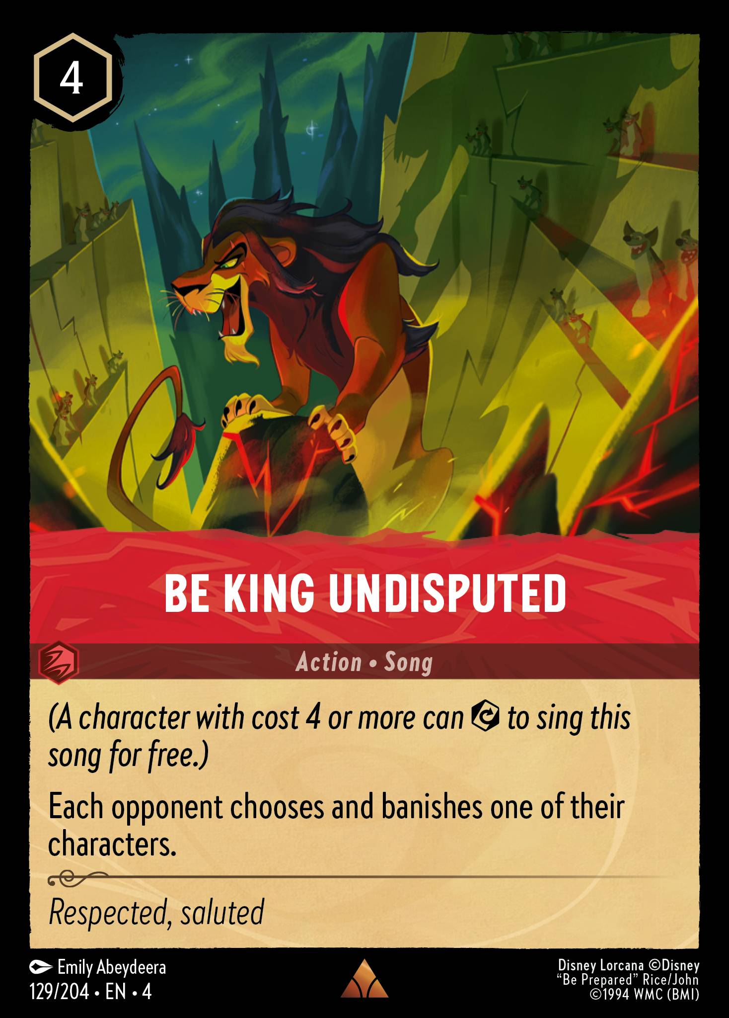 Be King Undisputed (English)