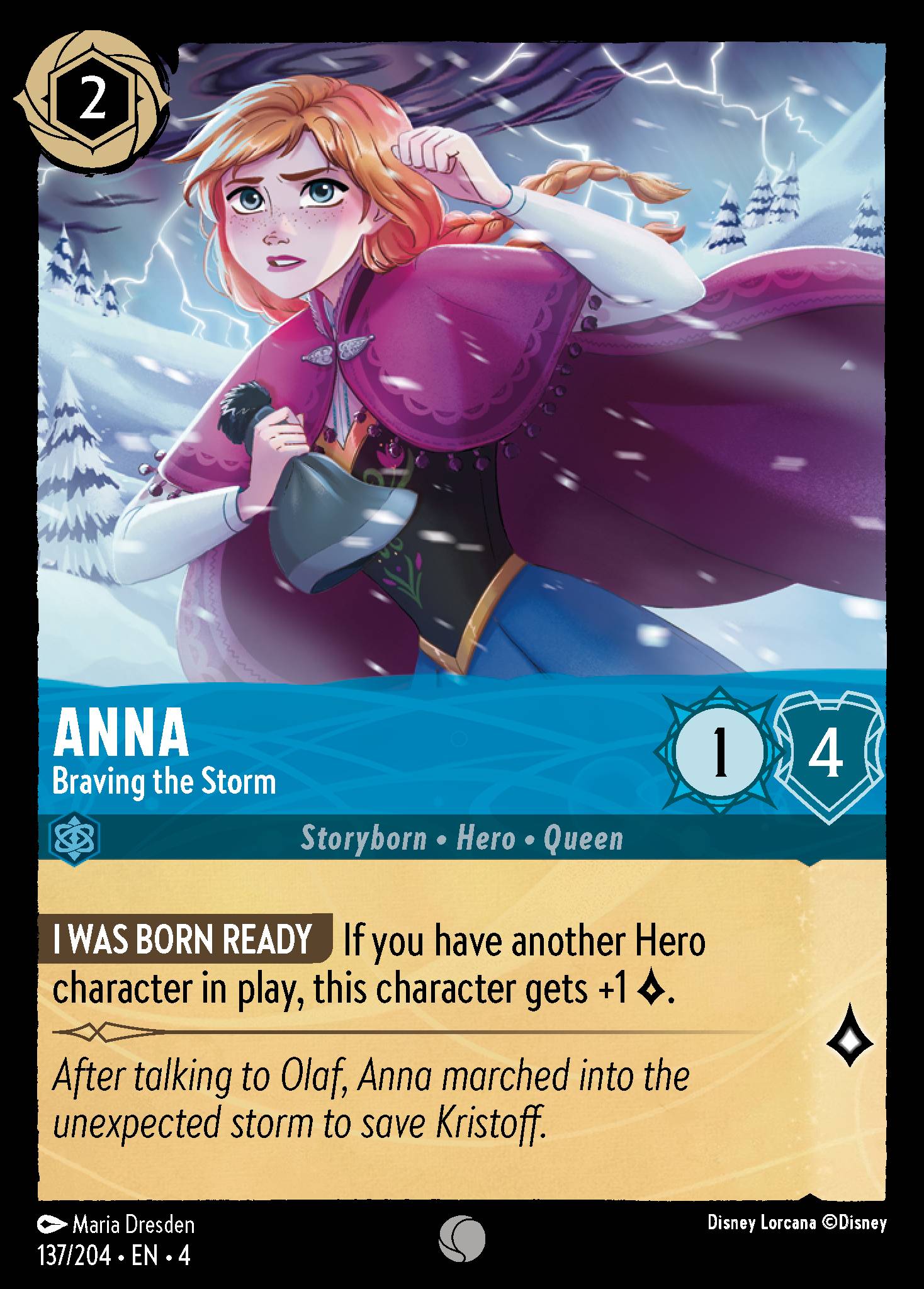 Anna - Braving the Storm (English)