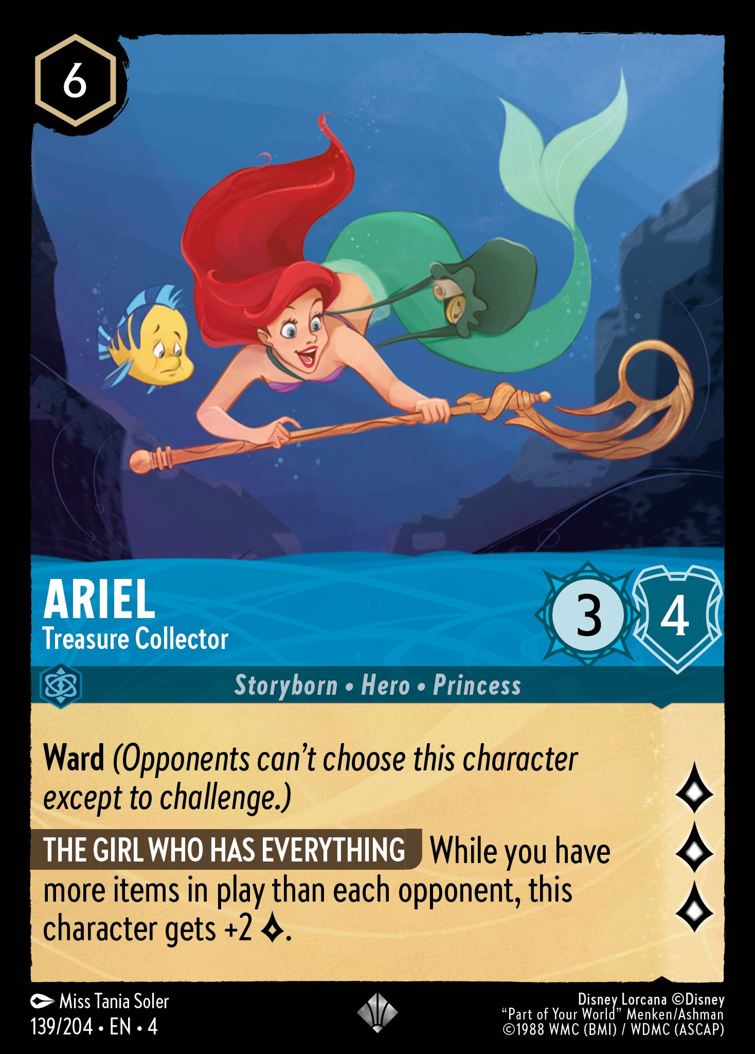Ariel - Treasure Collector (English)