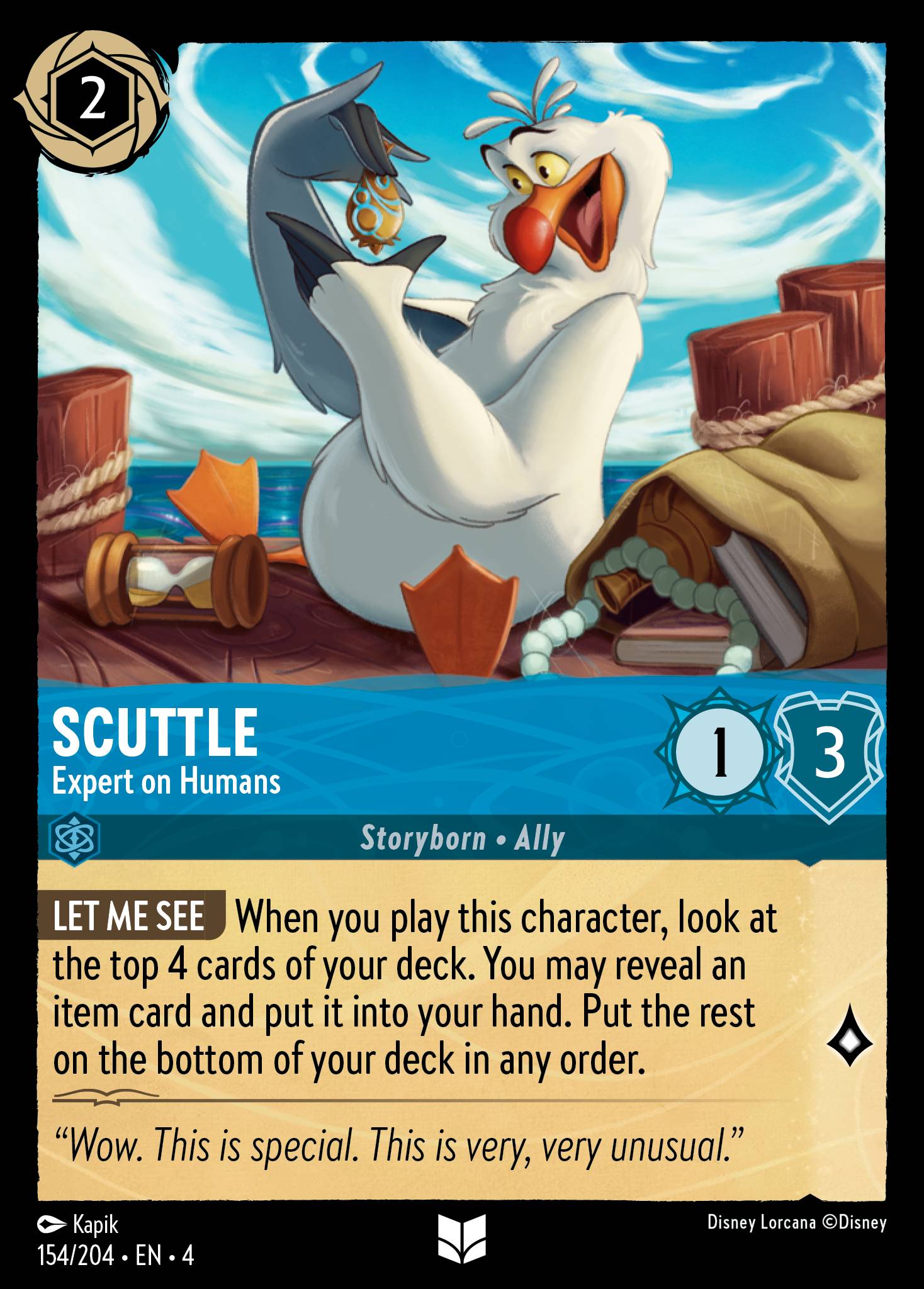 Scuttle - Expert on Humans (English)