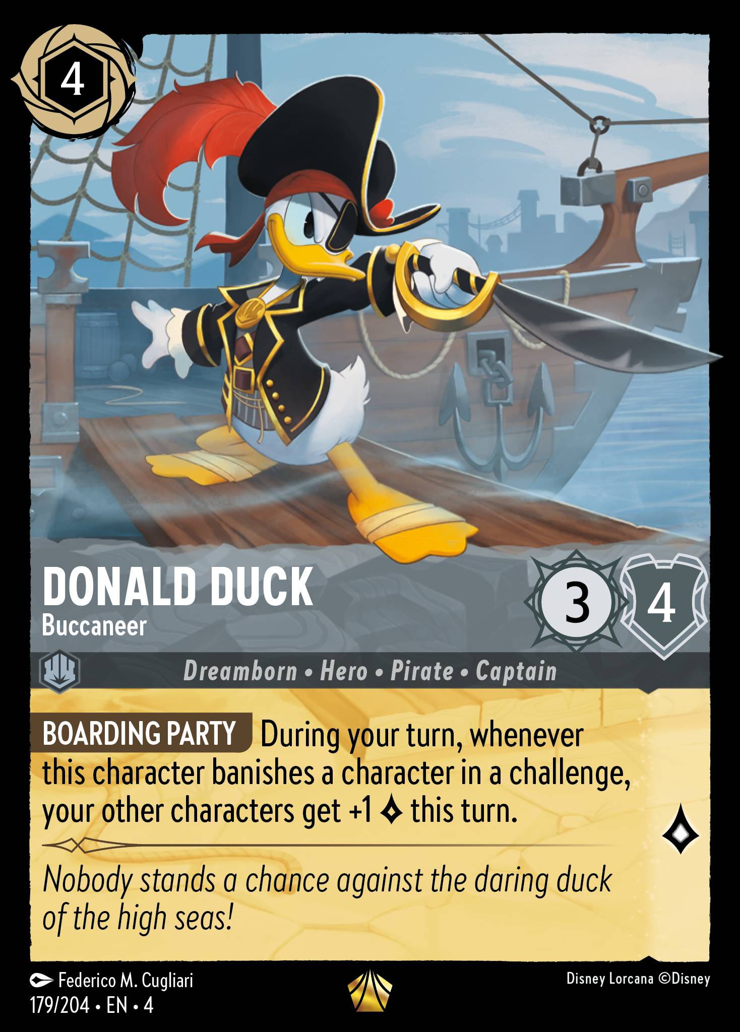 Donald Duck - Buccaneer (Legendary) (English)