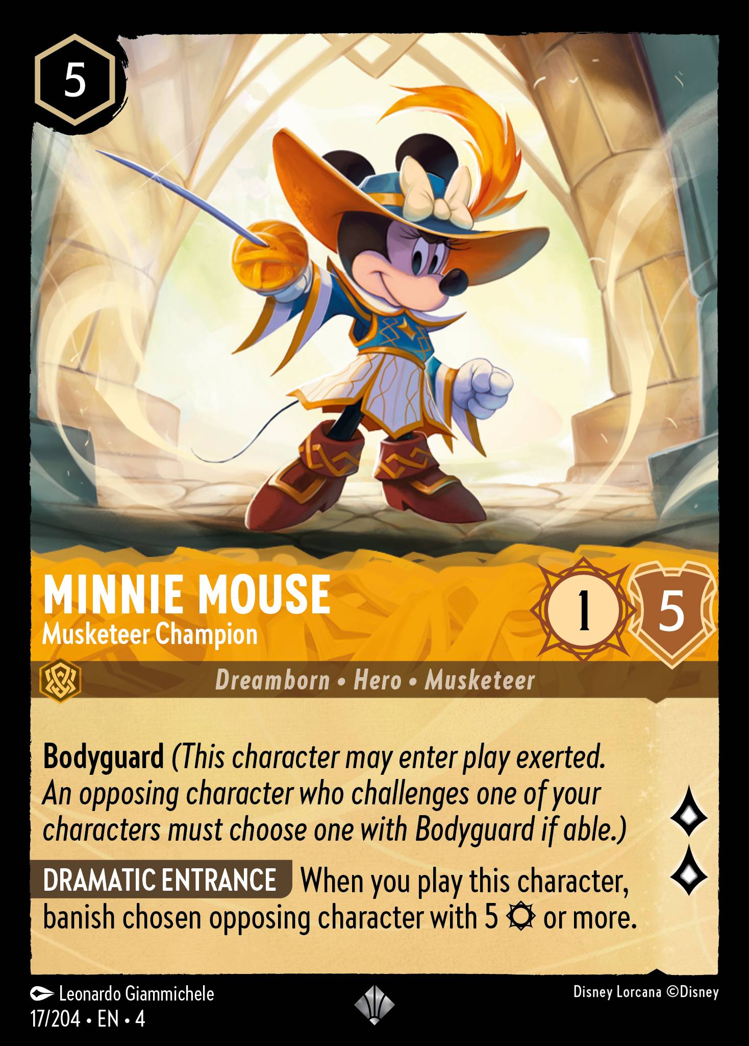 Minnie Mouse - Musketeer Champion (English)