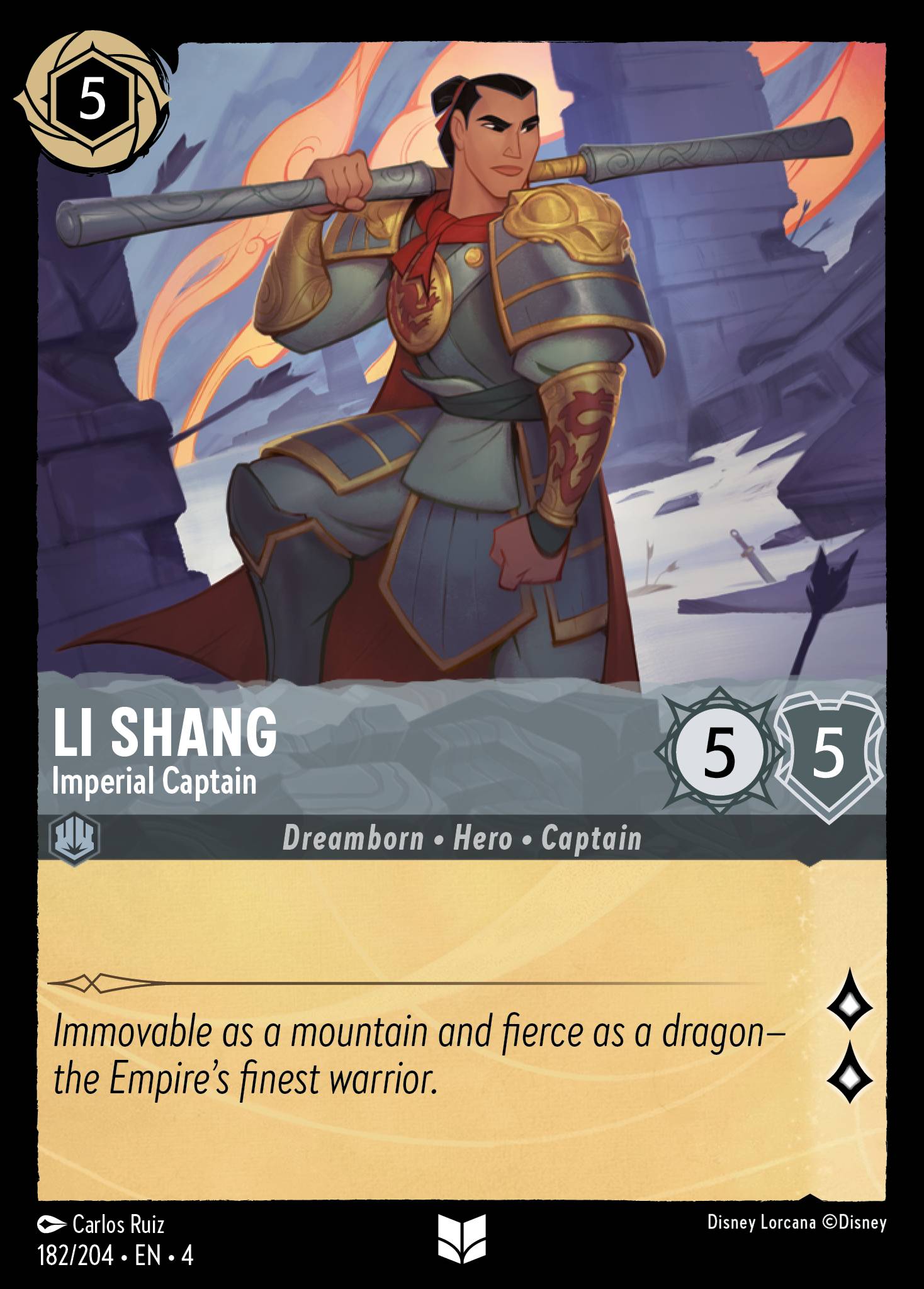 Li Shang - Imperial Captain (English)