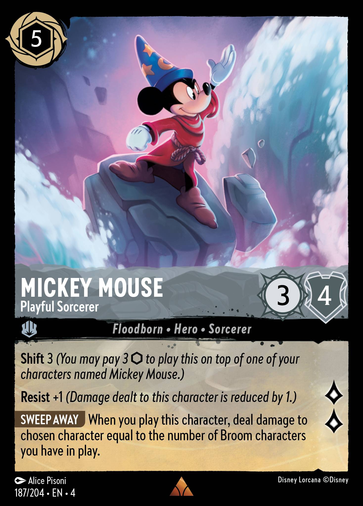 Mickey Mouse - Playful Sorcerer (English)