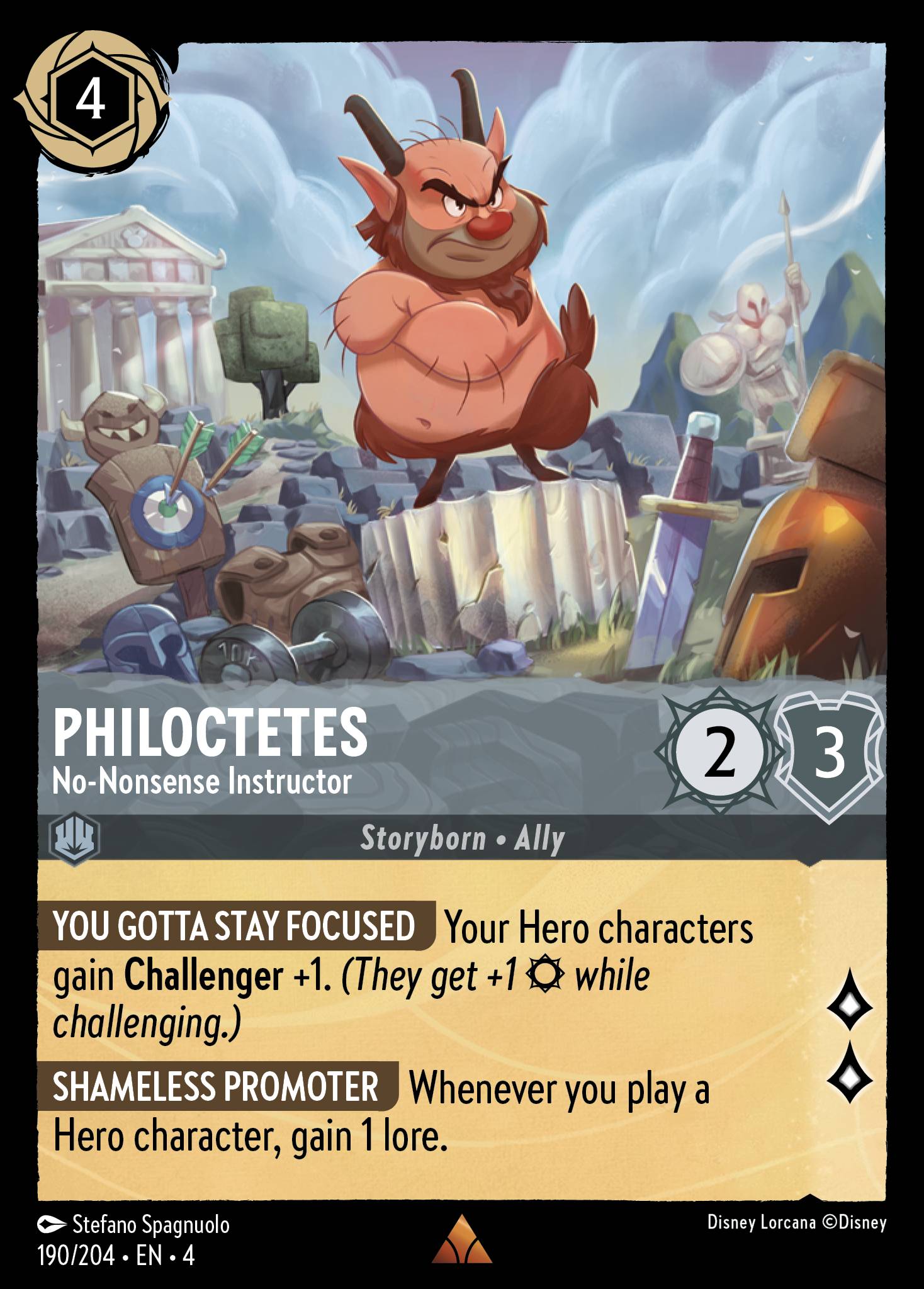 Philoctetes - No-Nonsense Instructor (English)