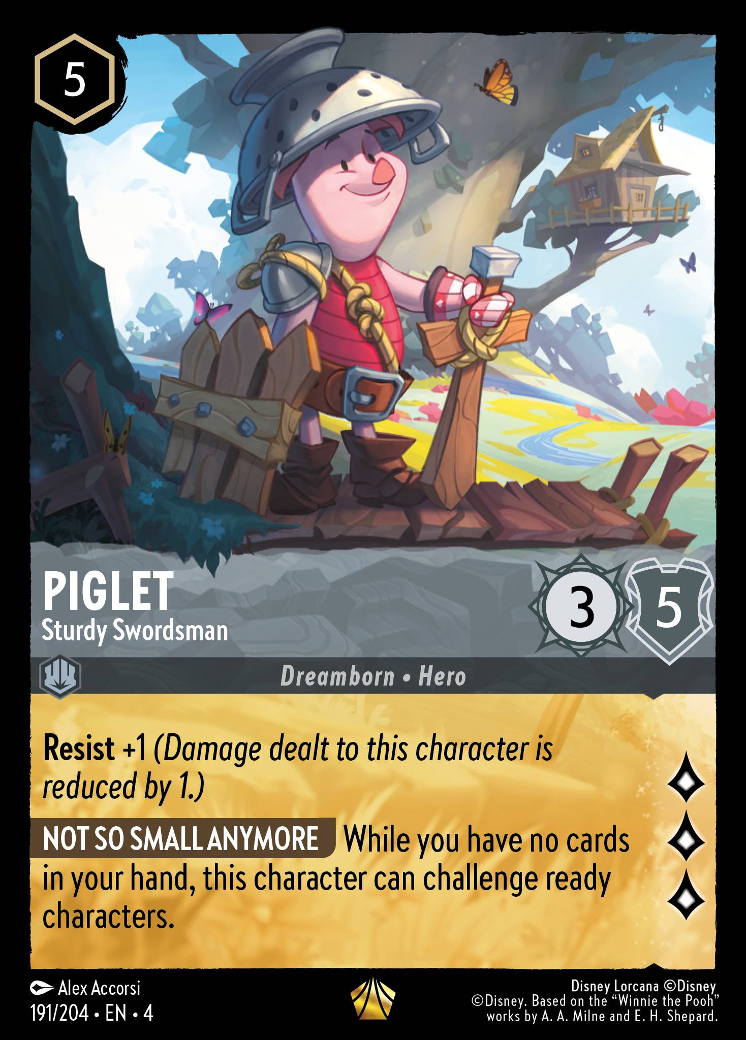 Piglet - Sturdy Swordsman (Legendary) (English)