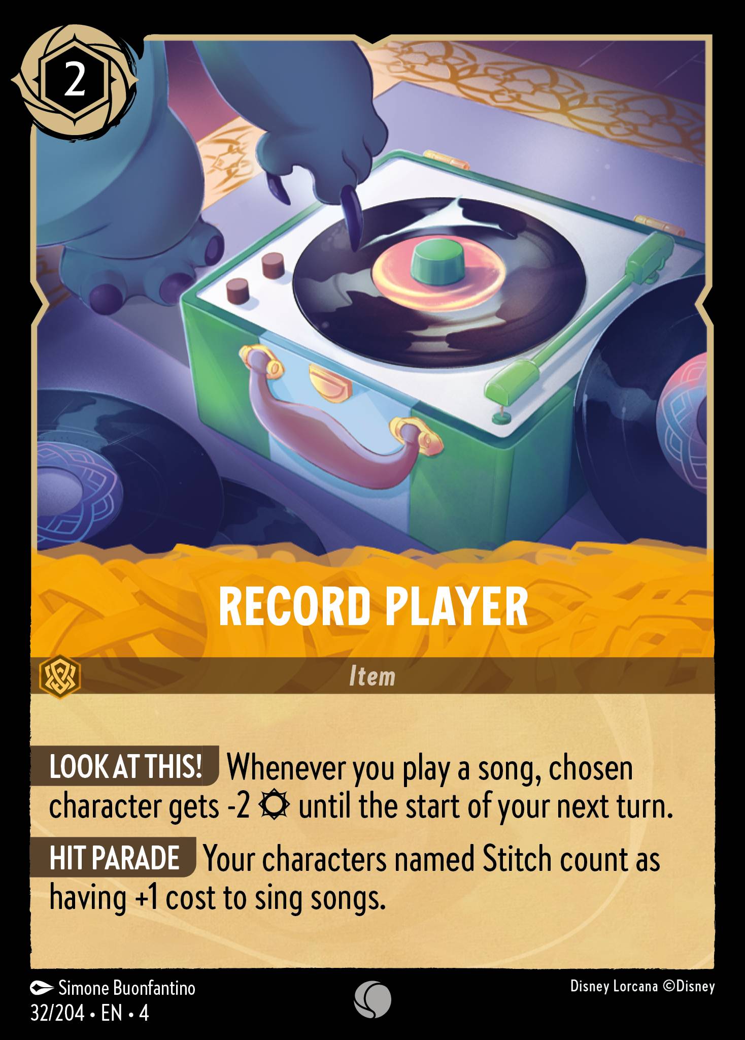 Record Player (English)