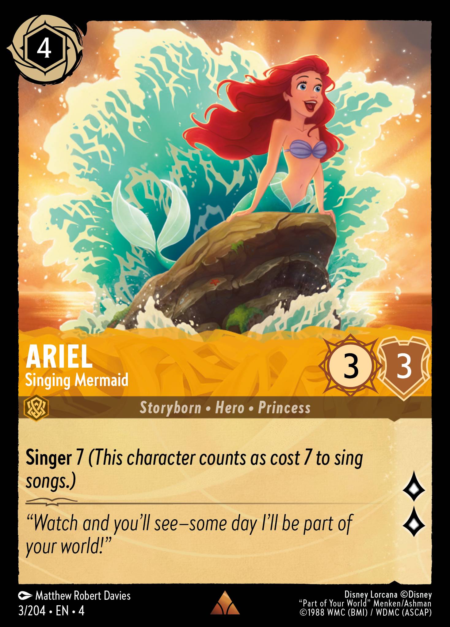 Ariel - Singing Mermaid (English)