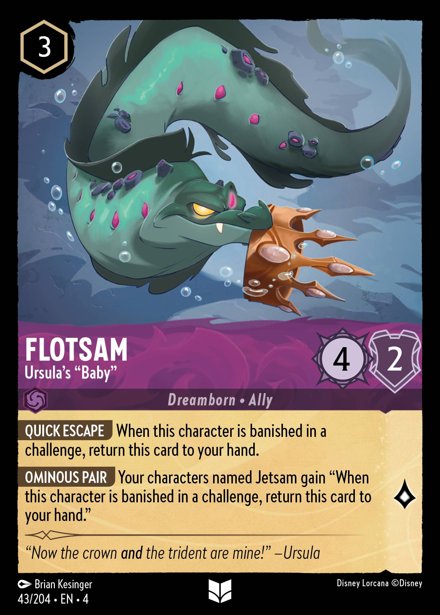 Flotsam - Ursula's "Baby" (English)