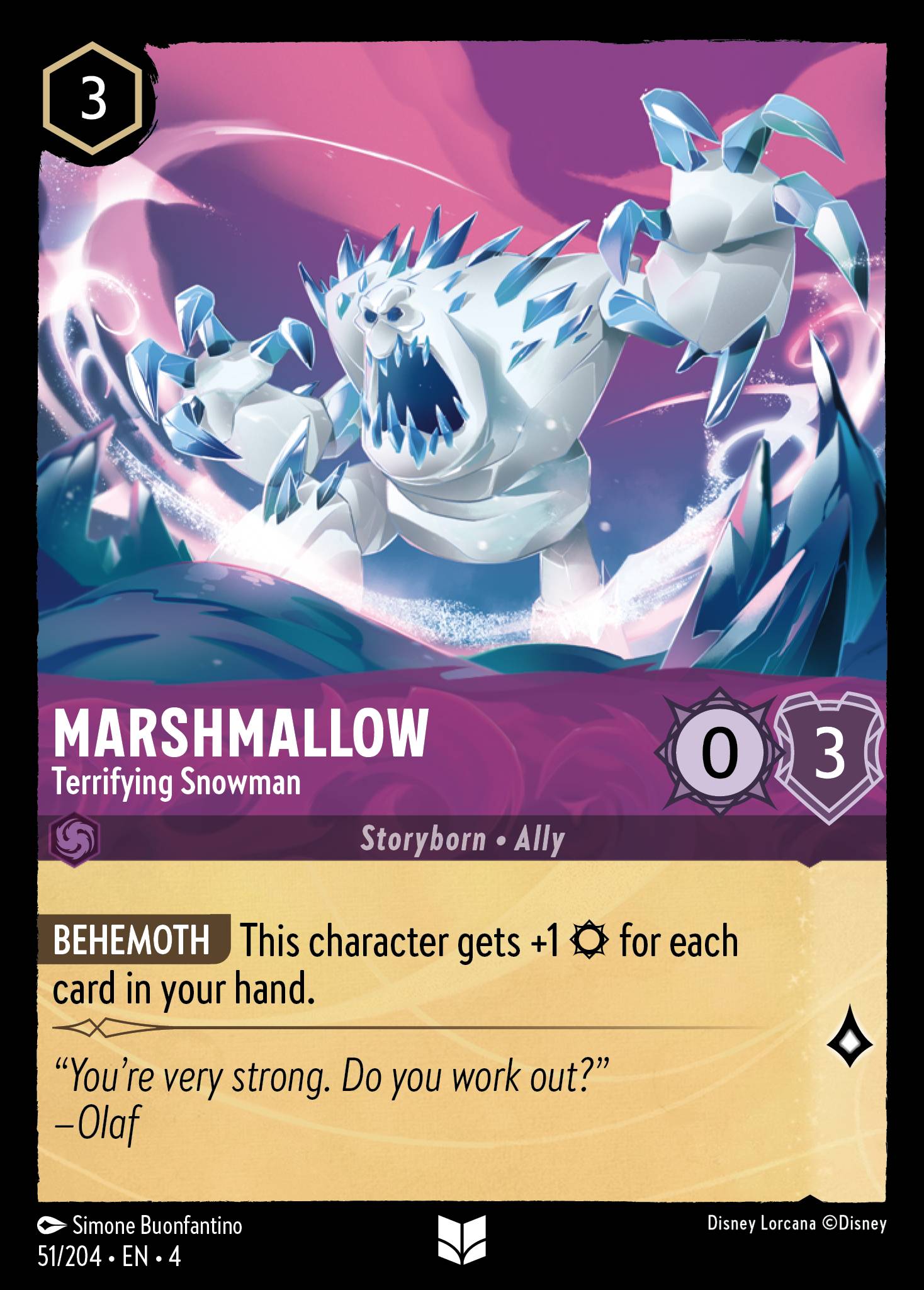 Marshmallow - Terrifying Snowman (English)