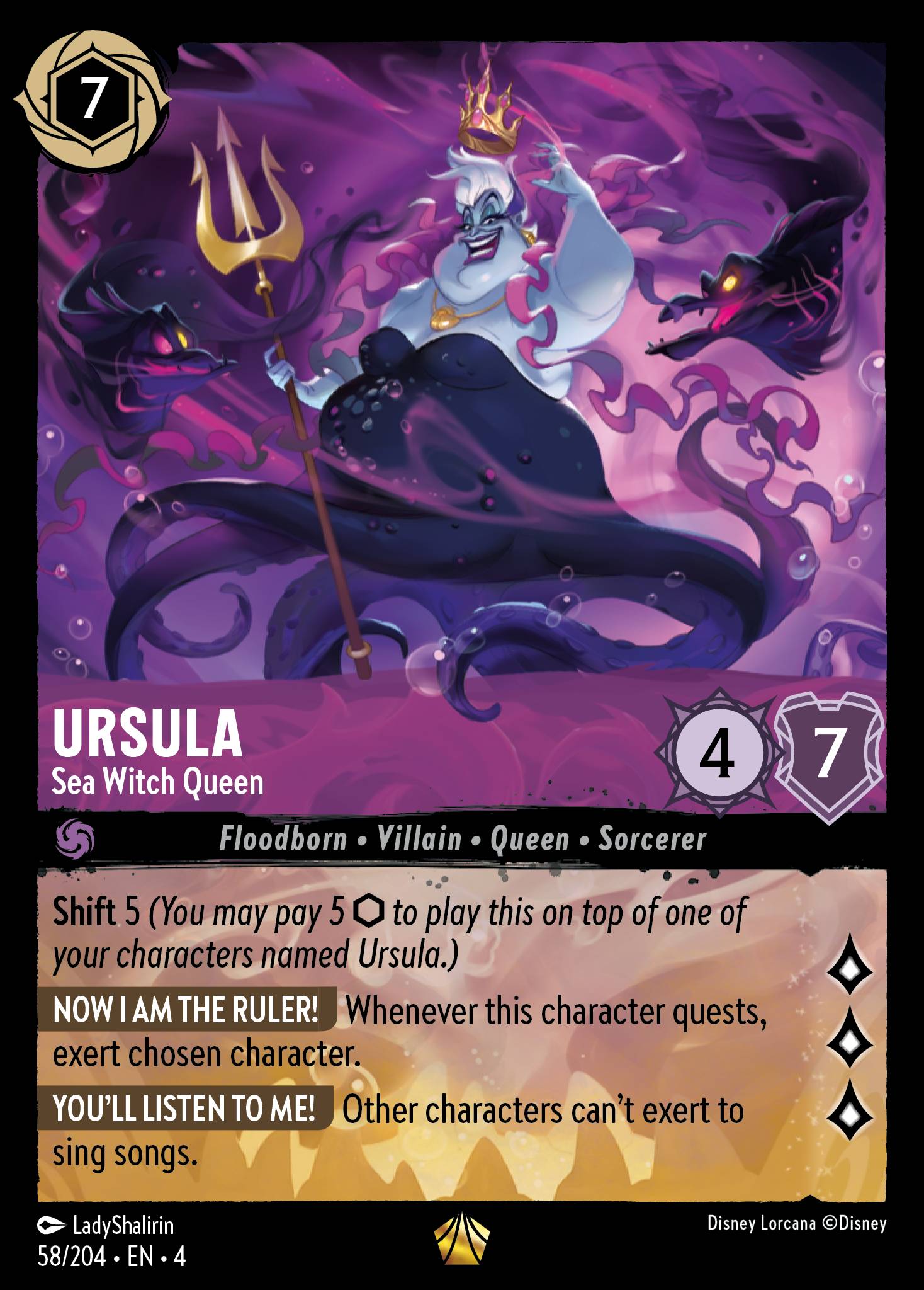 Ursula - Sea Witch Queen (Legendary) (English)