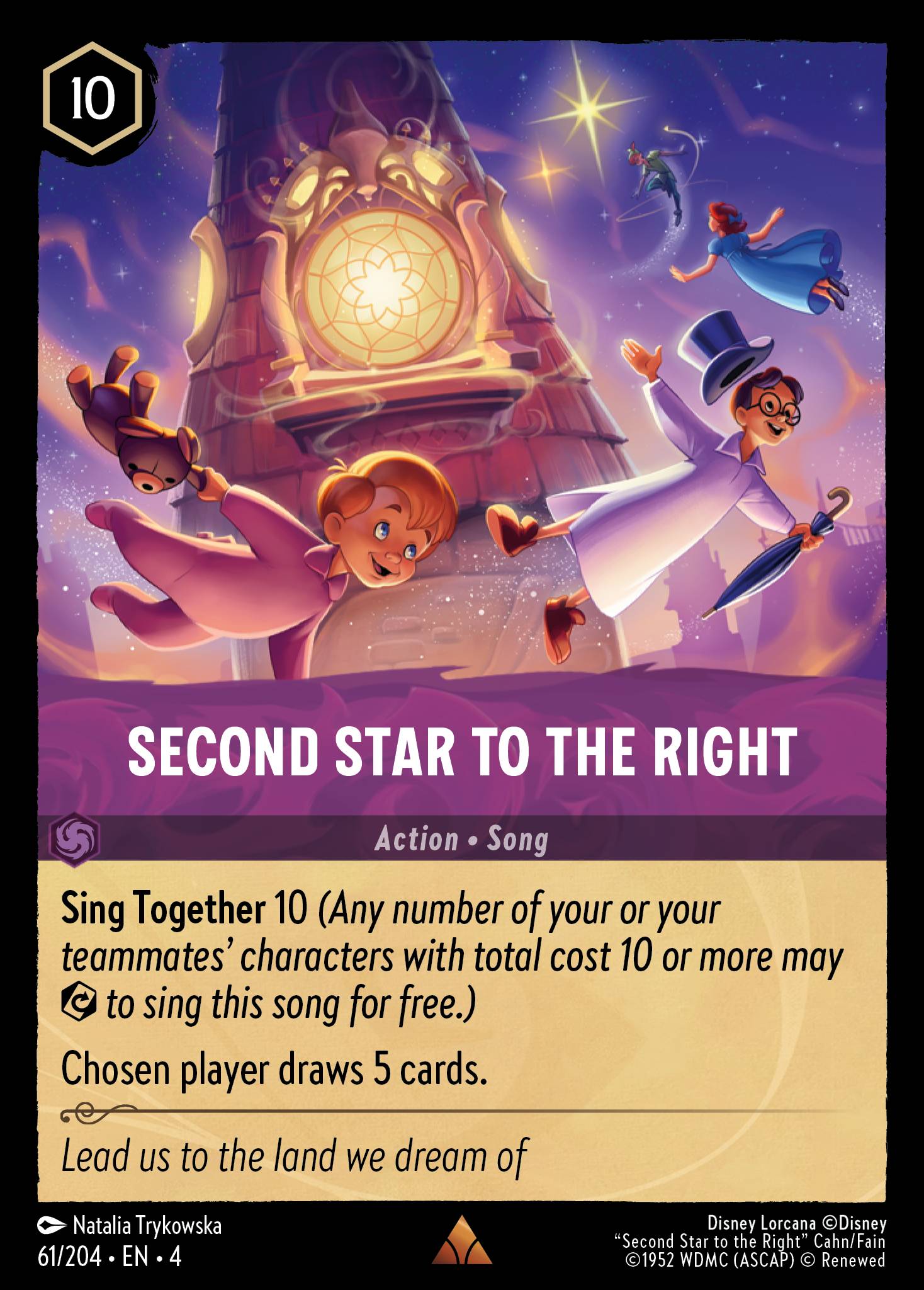 Second Star to the Right (English)
