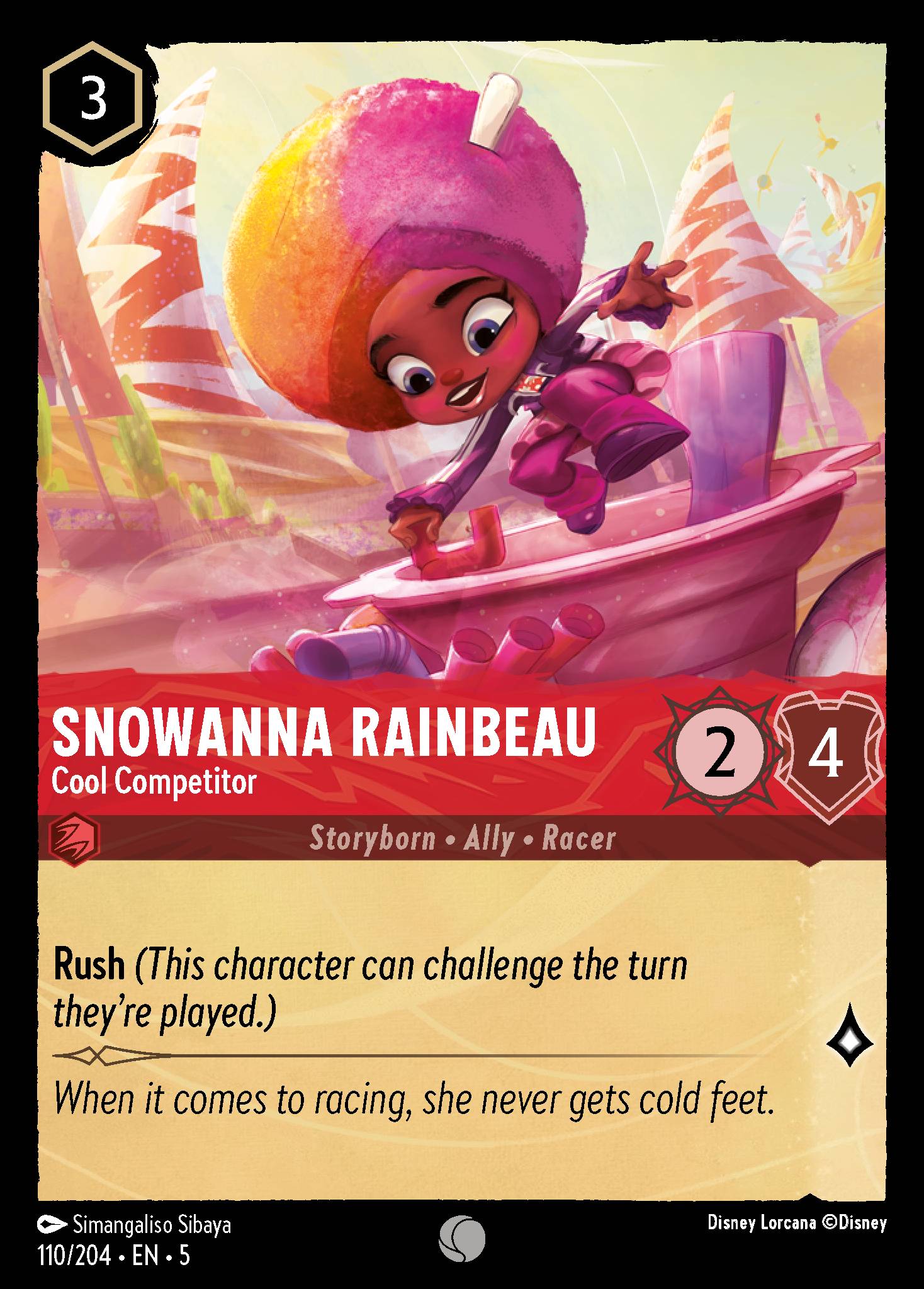 Snowanna Rainbeau - Cool Competitor (English)
