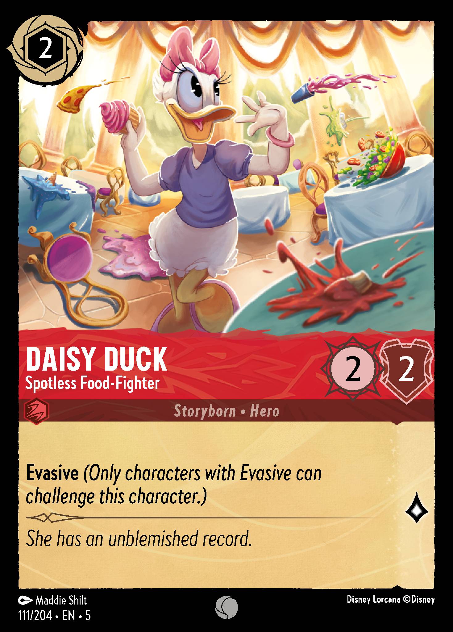 Daisy Duck - Spotless Food-Fighter (English)