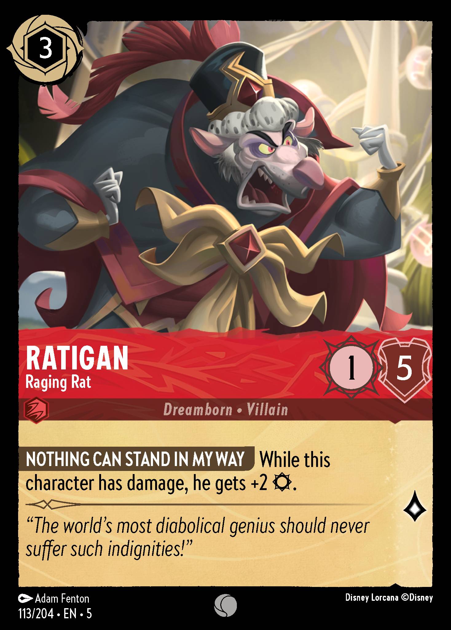 Ratigan - Raging Rat (English)