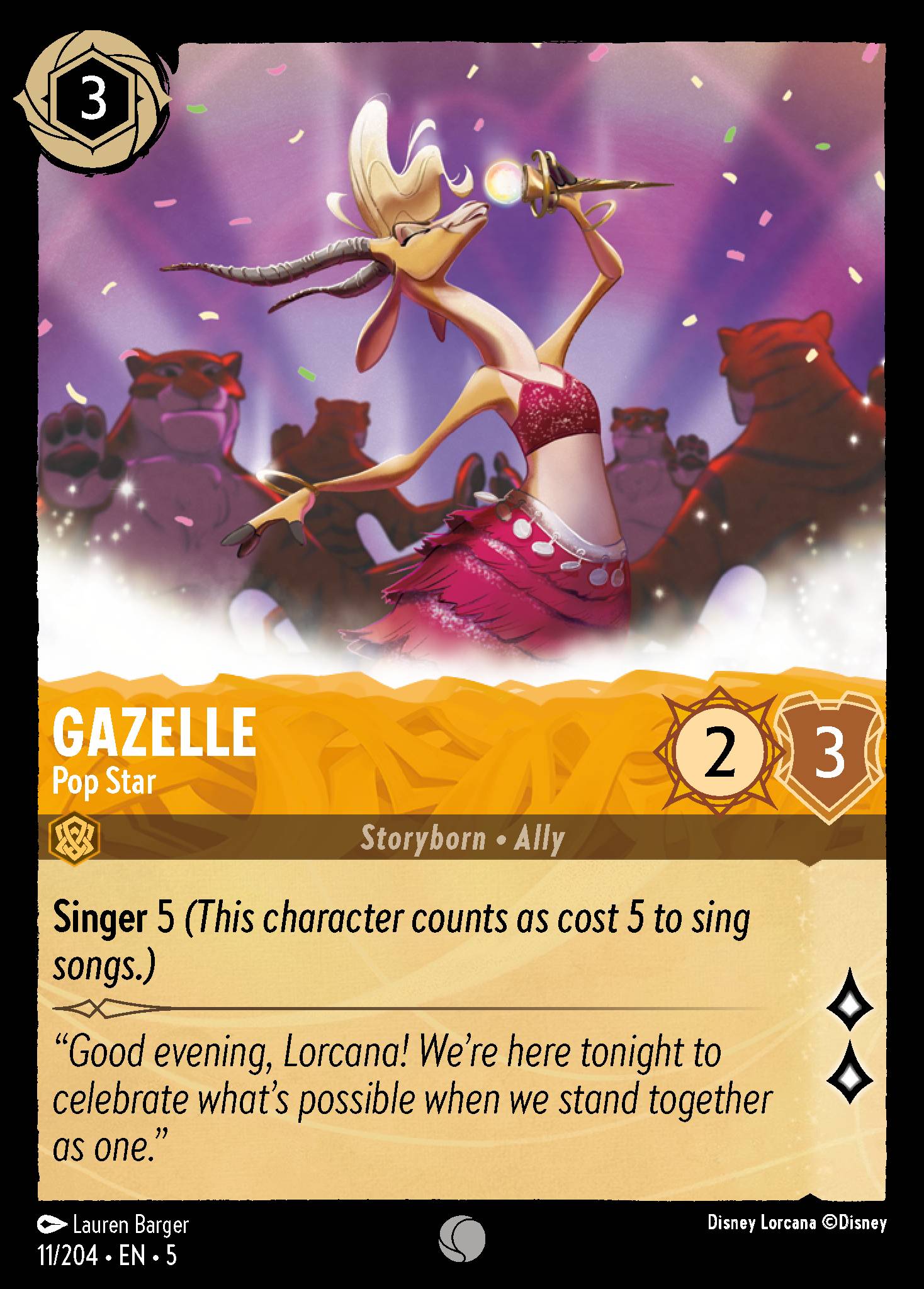 Gazelle - Pop Star (English)