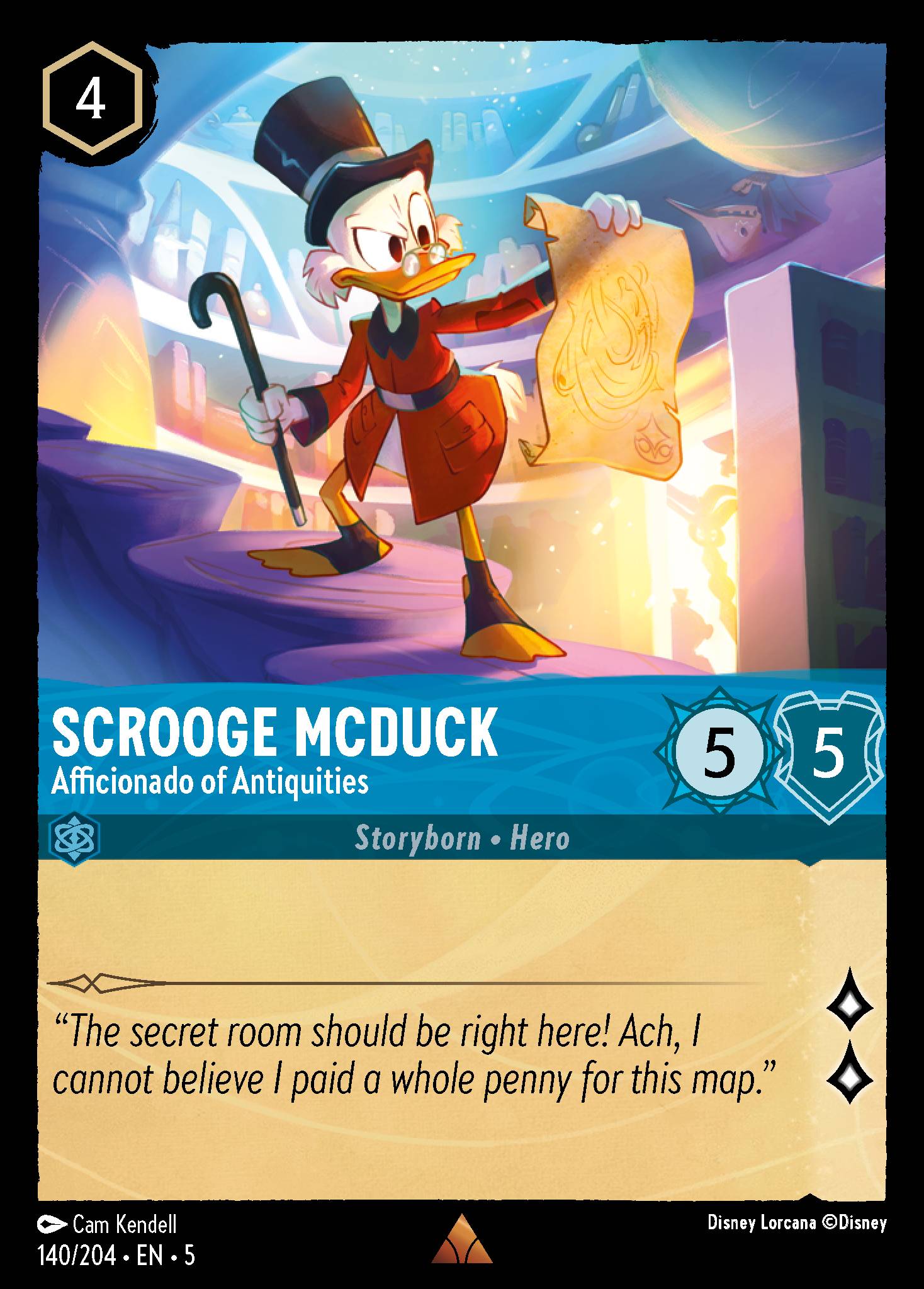 Scrooge McDuck - Afficionado of Antiquities (English)