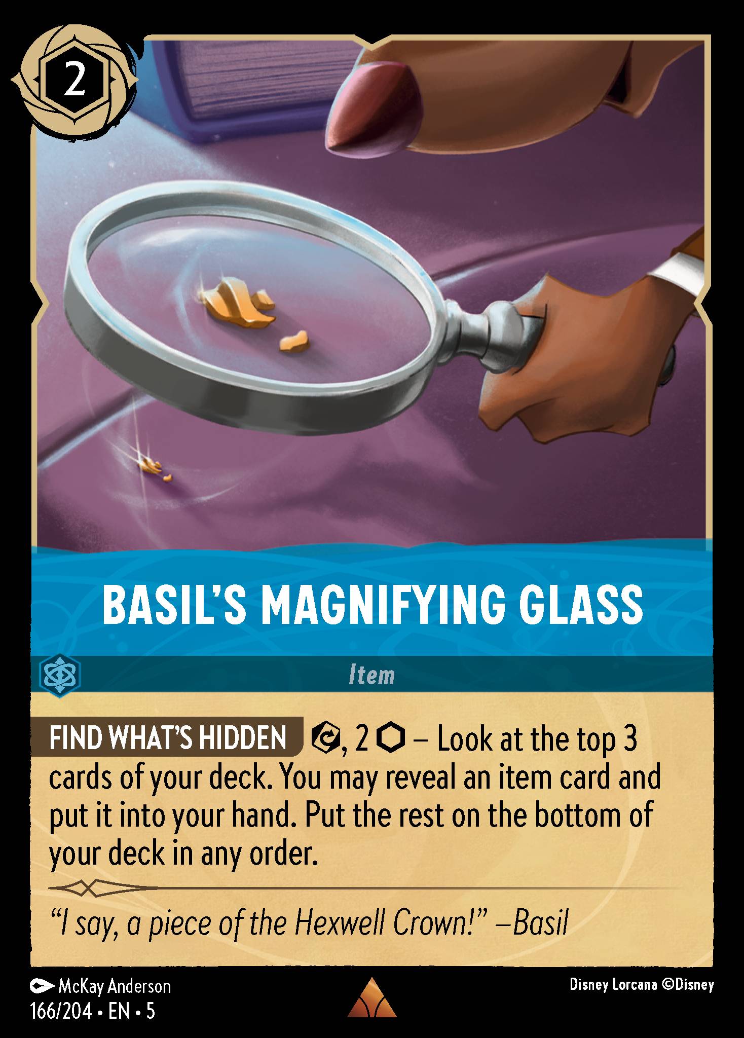 Basil's Magnifying Glass (English)