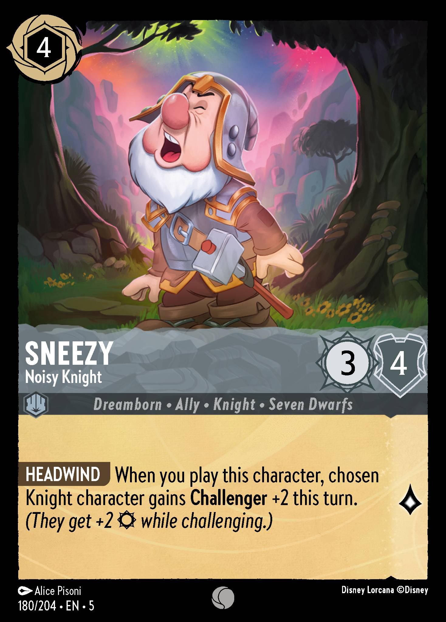 Sneezy - Noisy Knight (English)