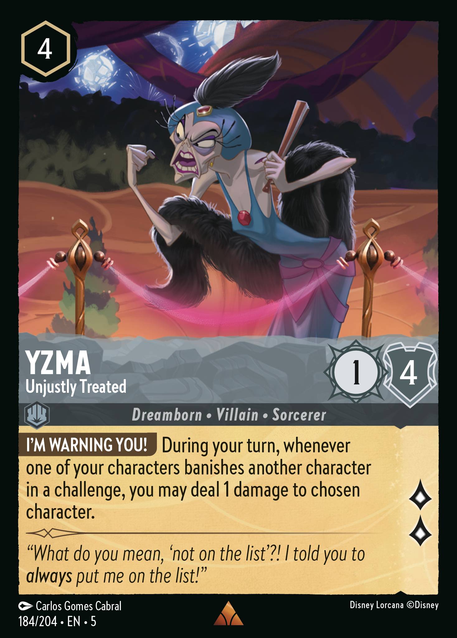 Yzma - Unjustly Treated (English)