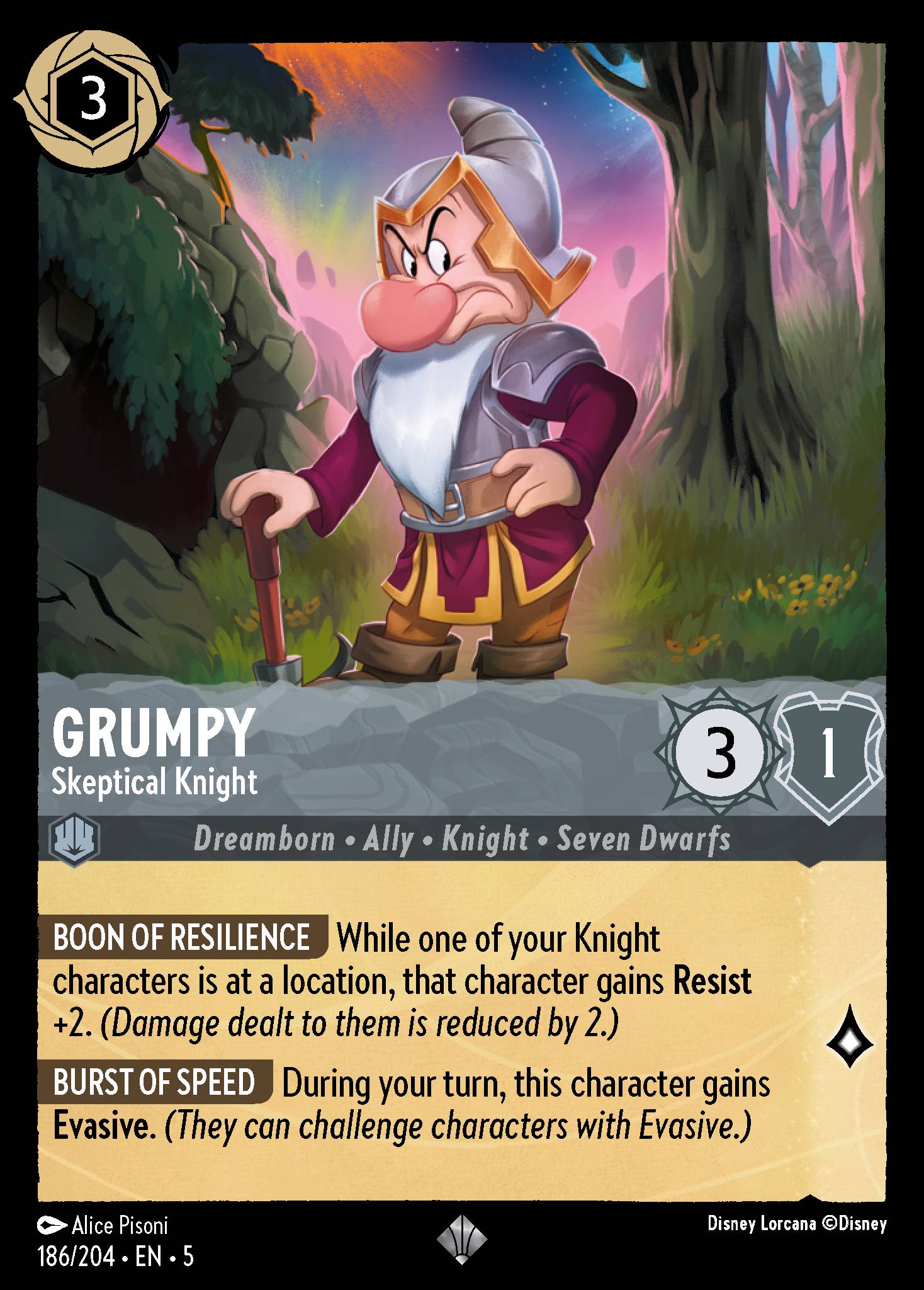 Grumpy - Skeptical Knight (English)