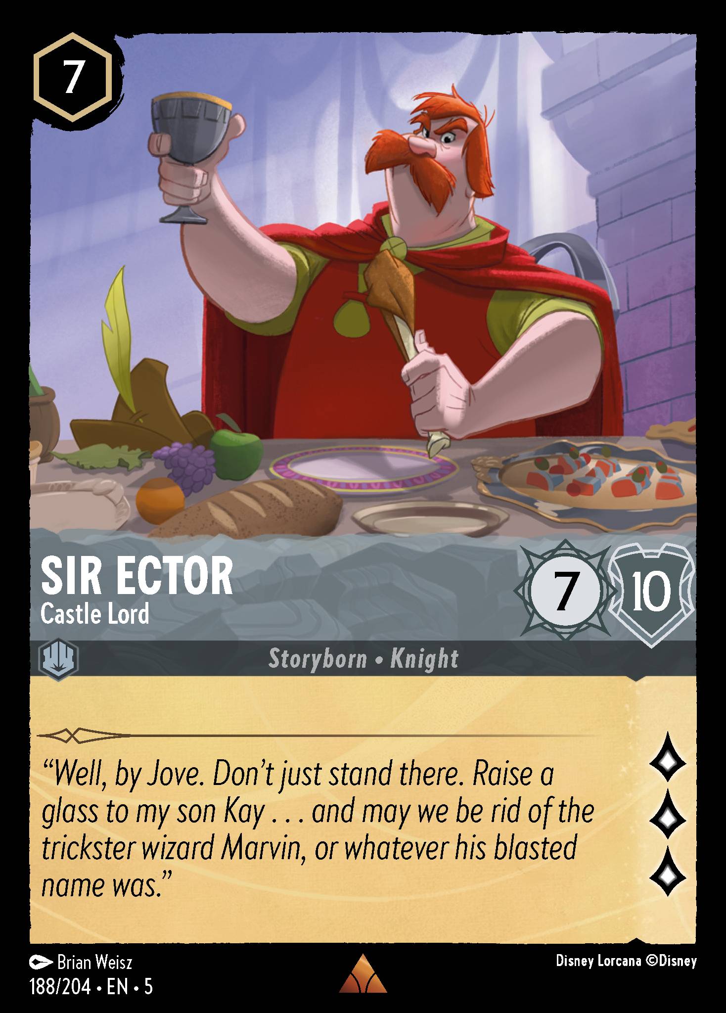 Sir Ector - Castle Lord (English)