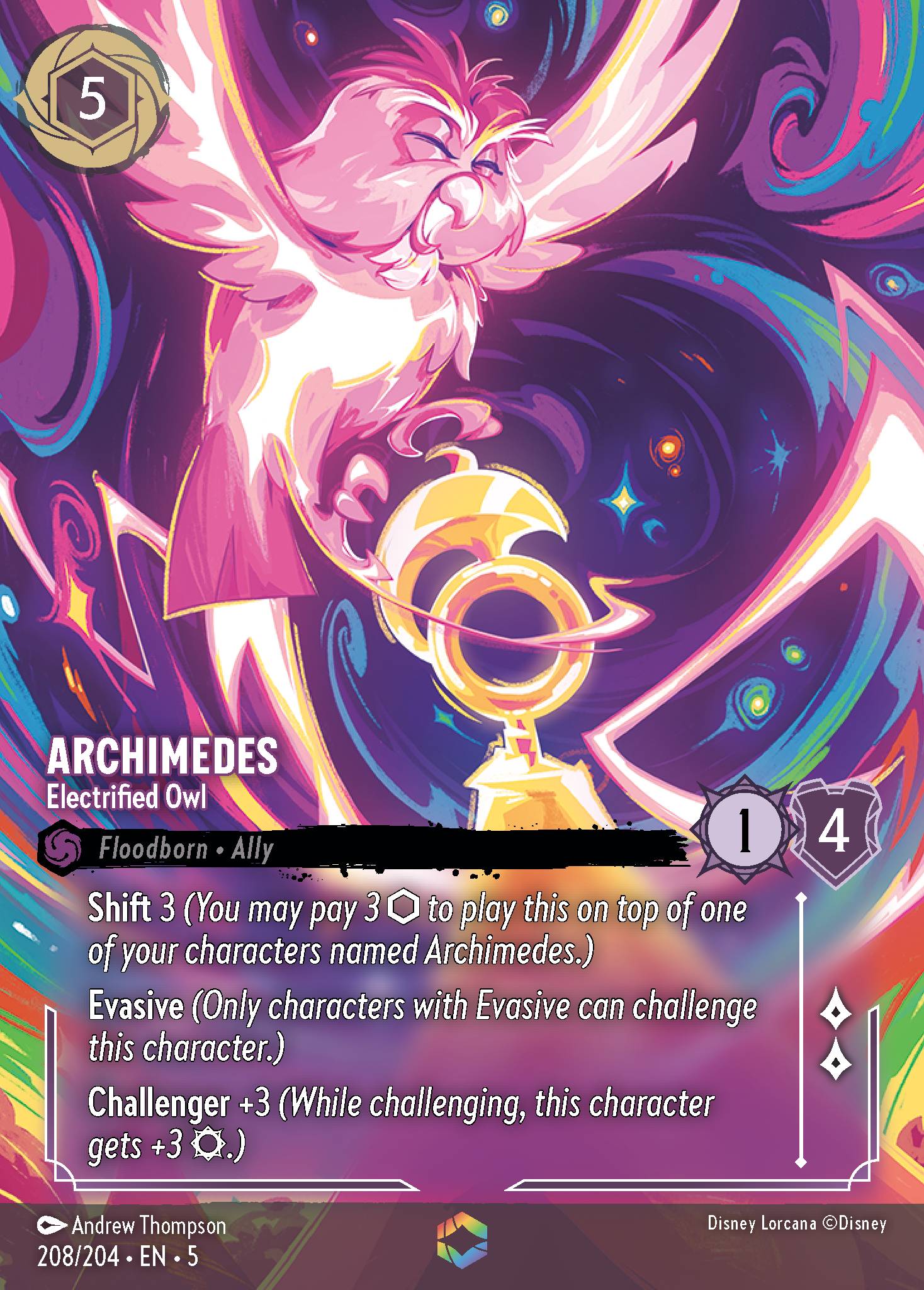Archimedes - Electrified Owl (Enchanted) (English)