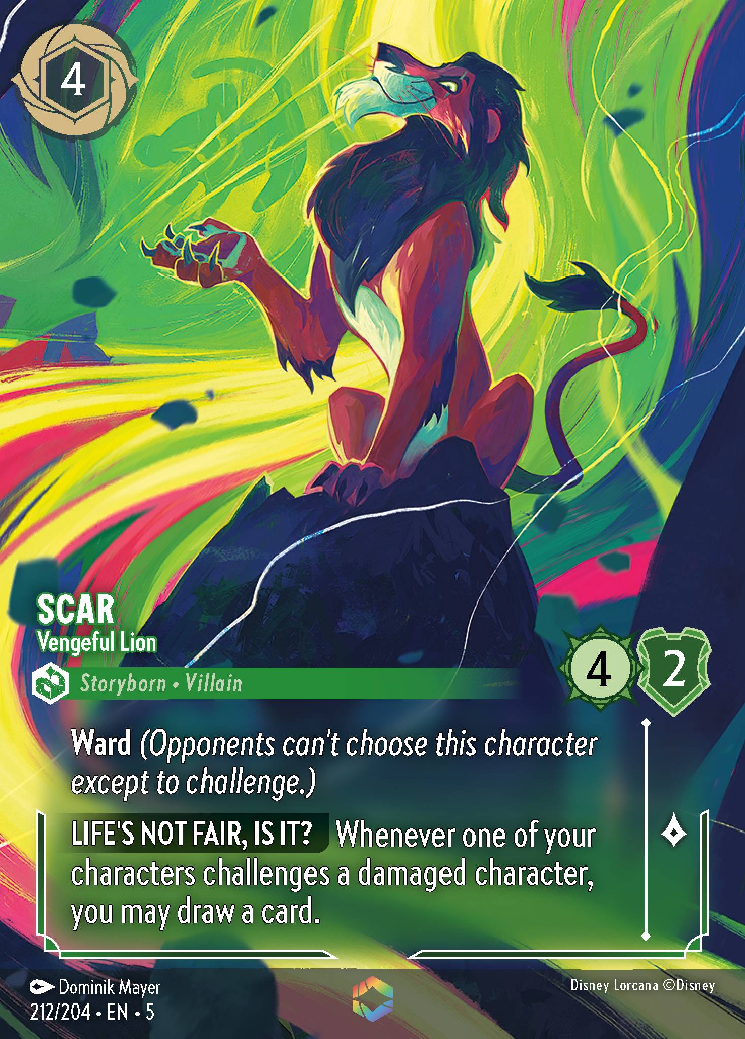 Scar - Vengeful Lion (Enchanted) (English)