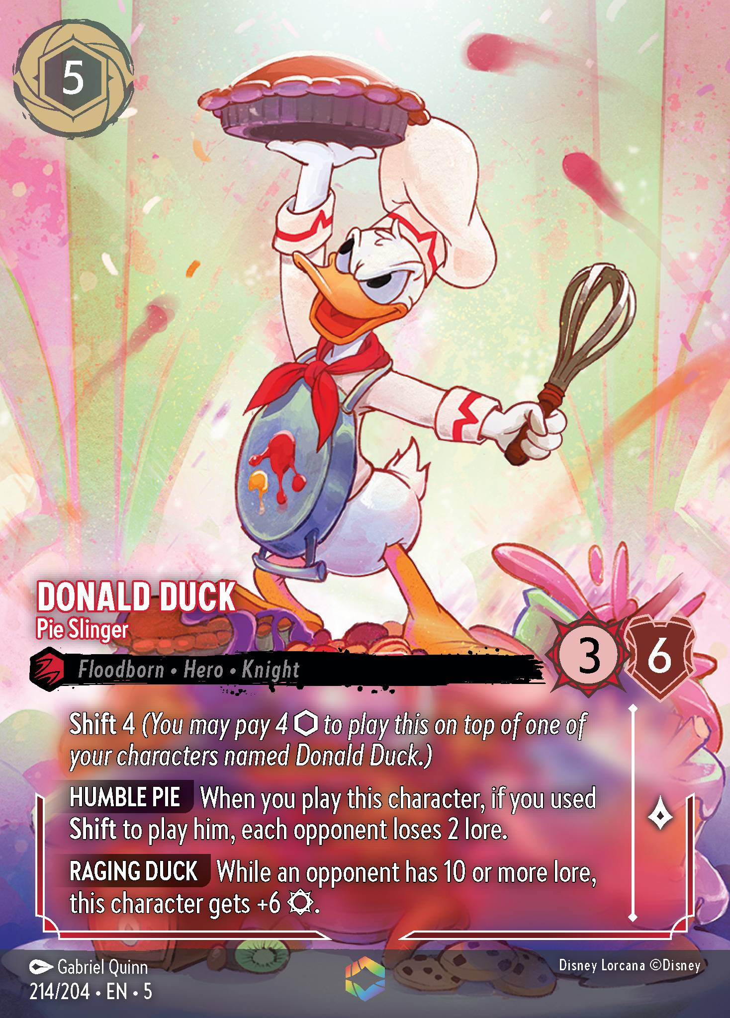 Donald Duck - Pie Slinger (Enchanted) (English)